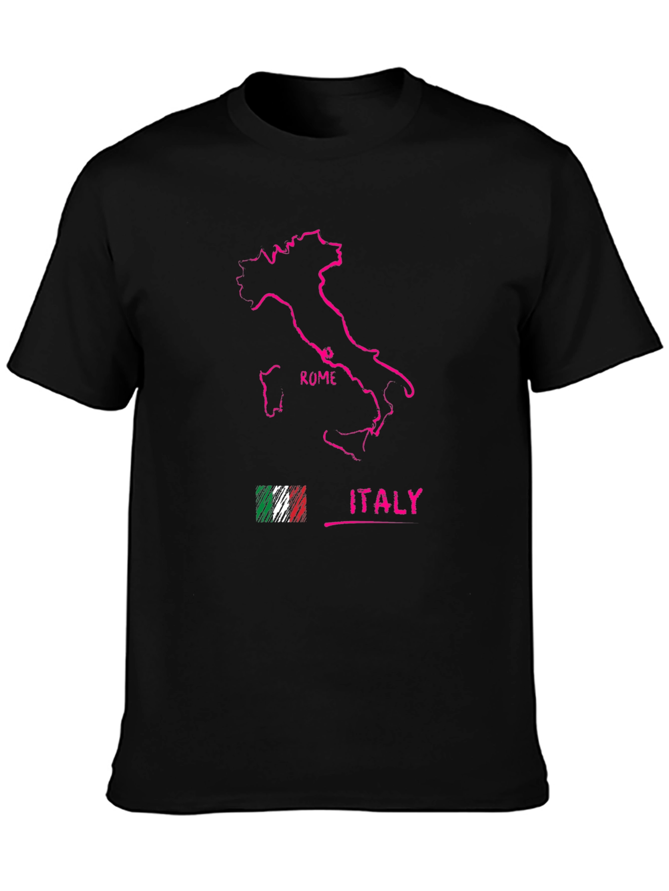 Italy Rome Map Graphic T-Shirt
