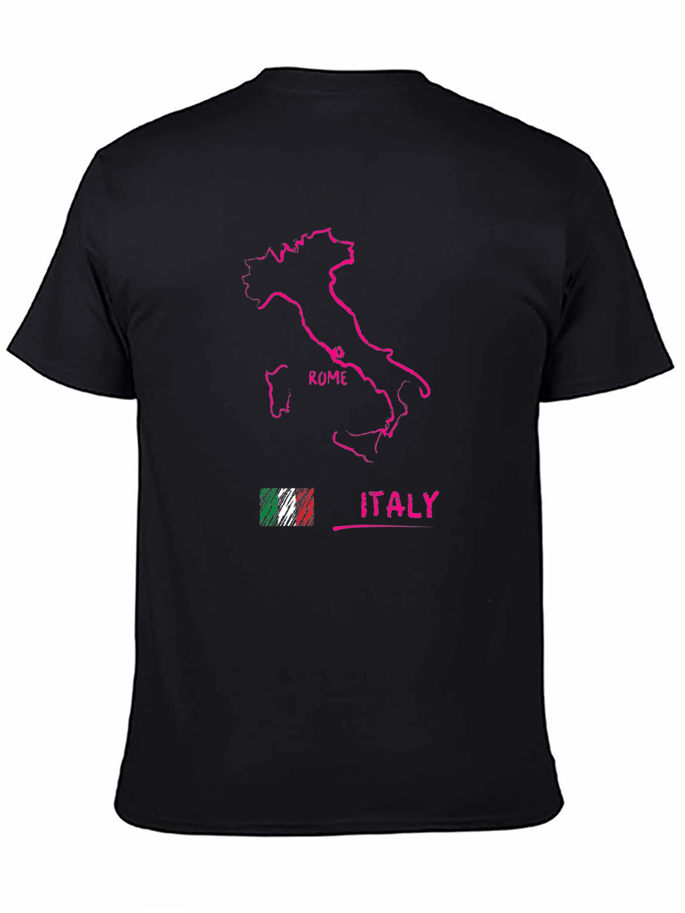 Italy Rome Map Graphic T-Shirt