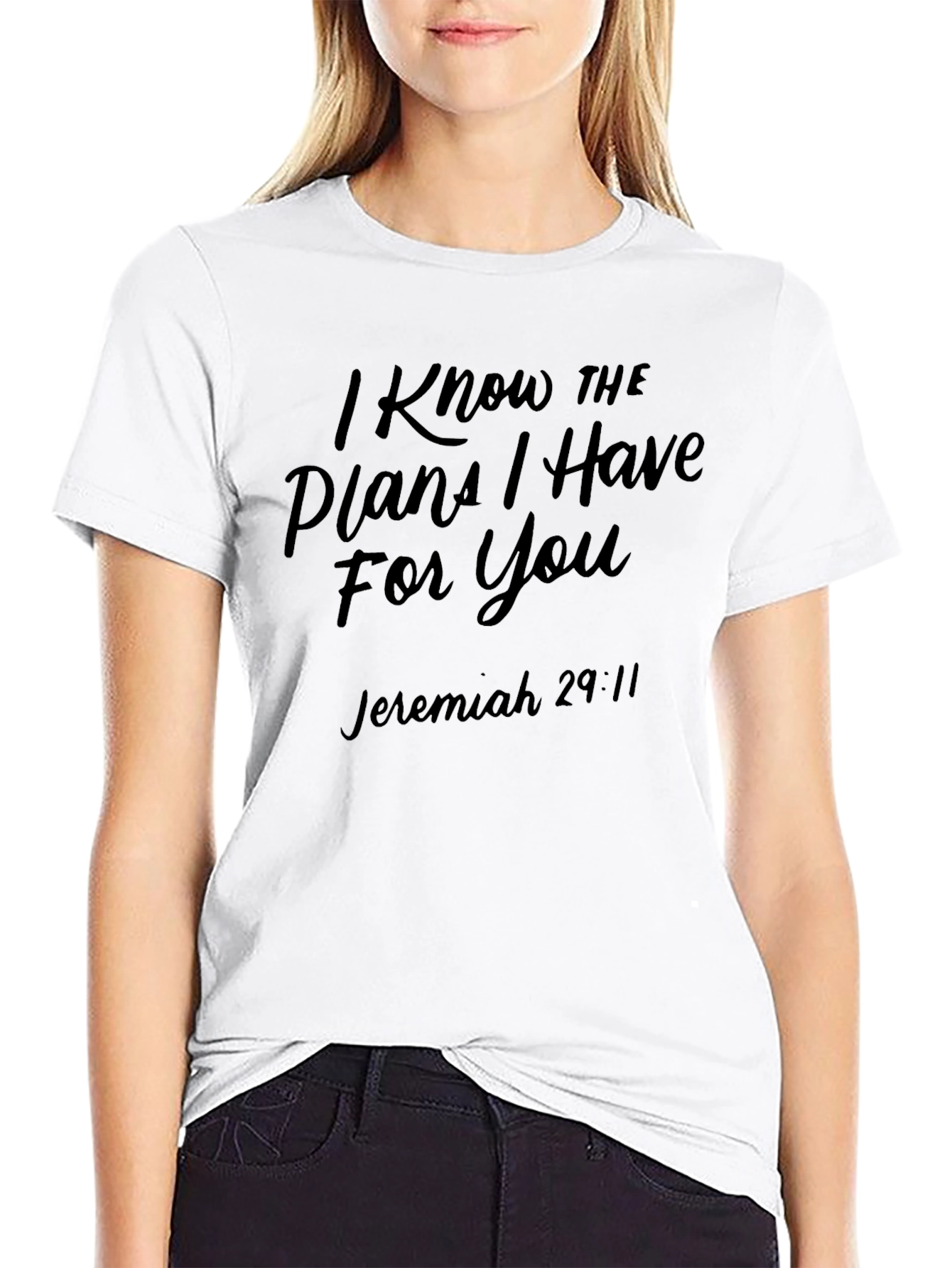 I Know the Plans Black T-Shirt