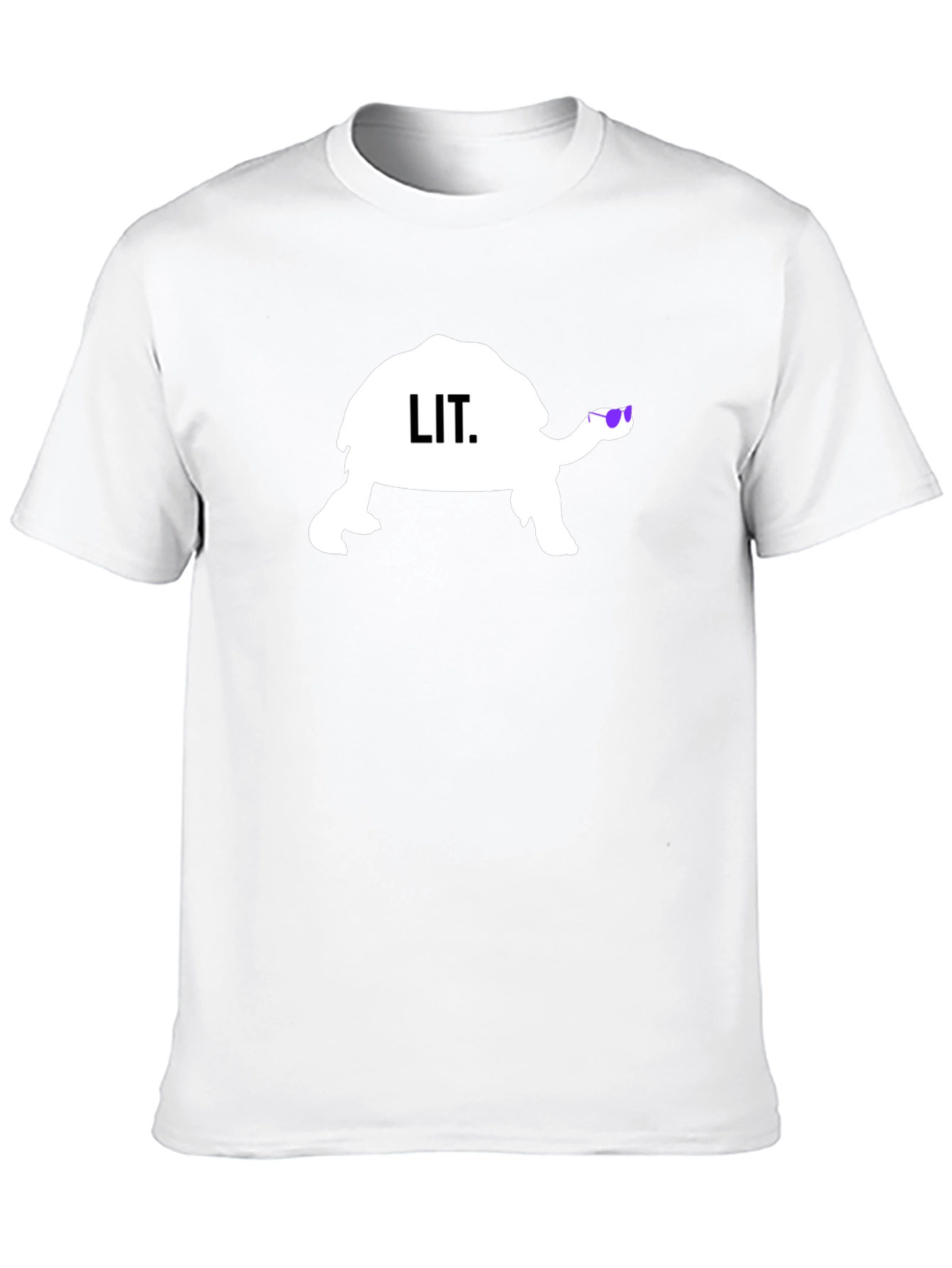 Cool Turtle Lit T-Shirt - Black
