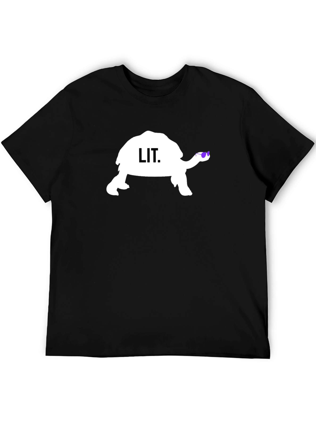 Cool Turtle Lit T-Shirt - Black