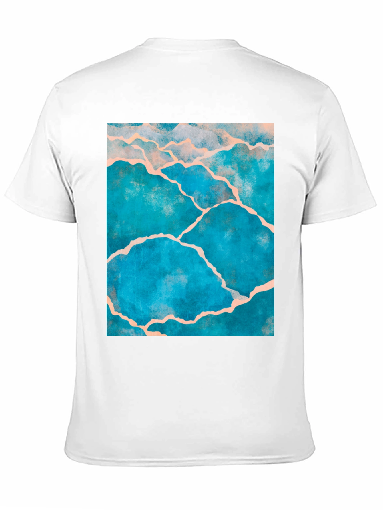 Kintsugi Style Graphic Tee - Black