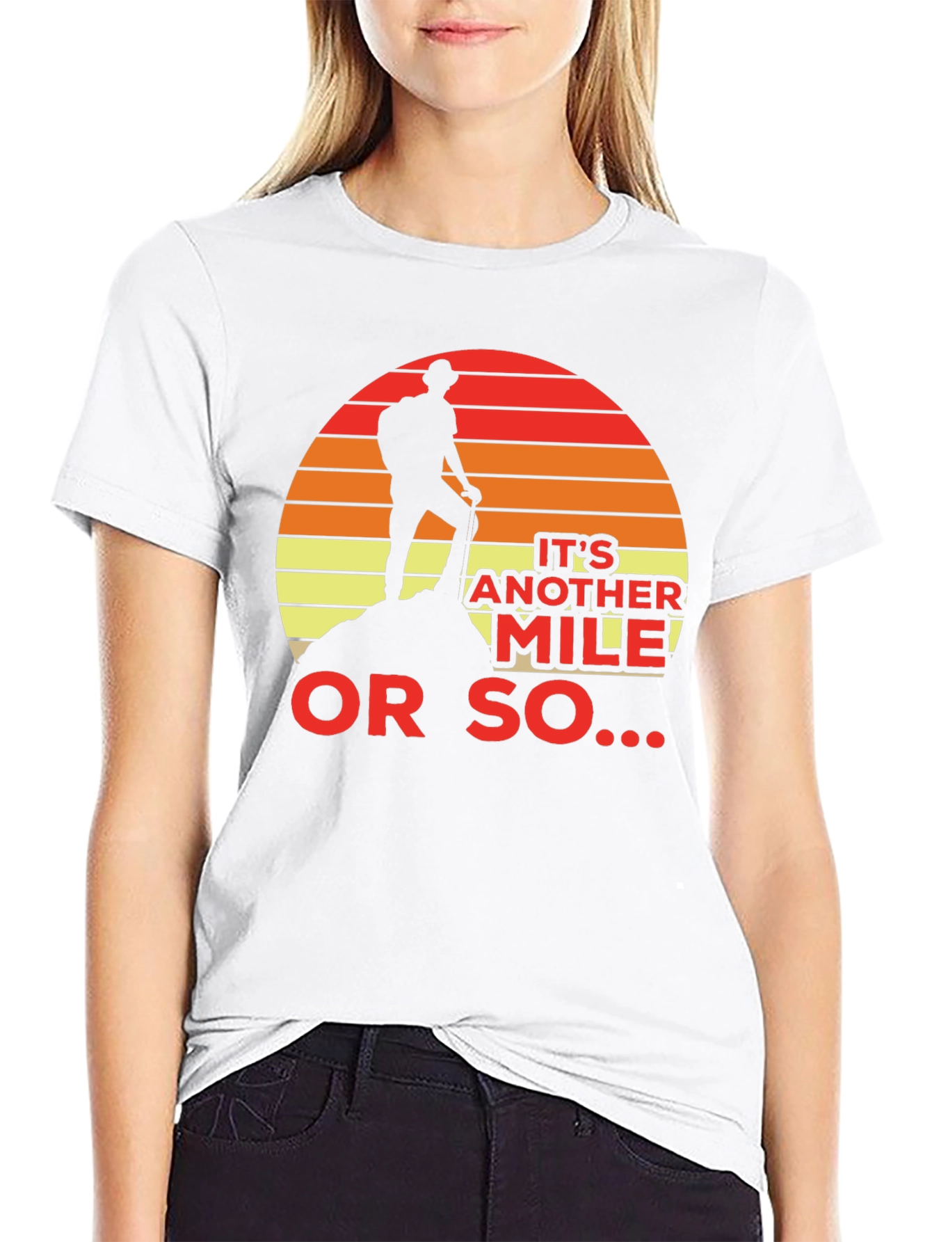 Hiker Silhouette T-Shirt - Another Mile Adventure Tee