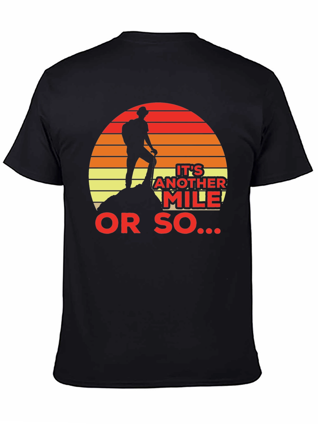 Hiker Silhouette T-Shirt - Another Mile Adventure Tee