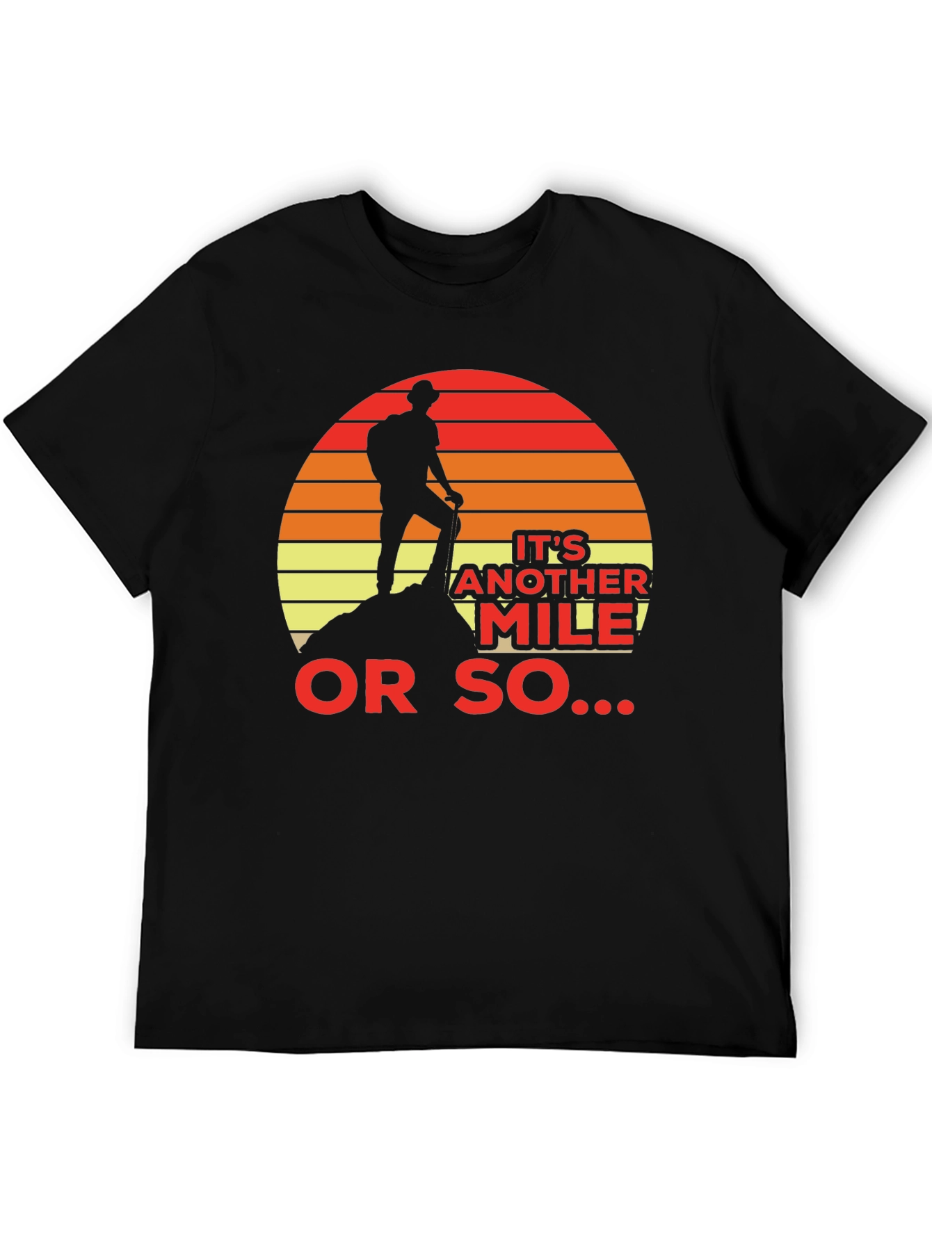 Hiker Silhouette T-Shirt - Another Mile Adventure Tee