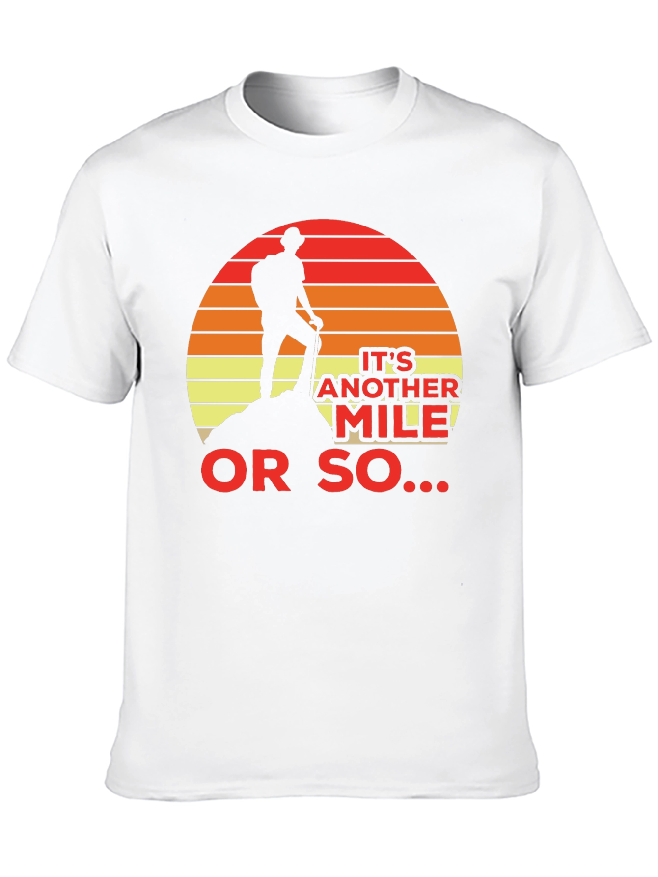 Hiker Silhouette T-Shirt - Another Mile Adventure Tee