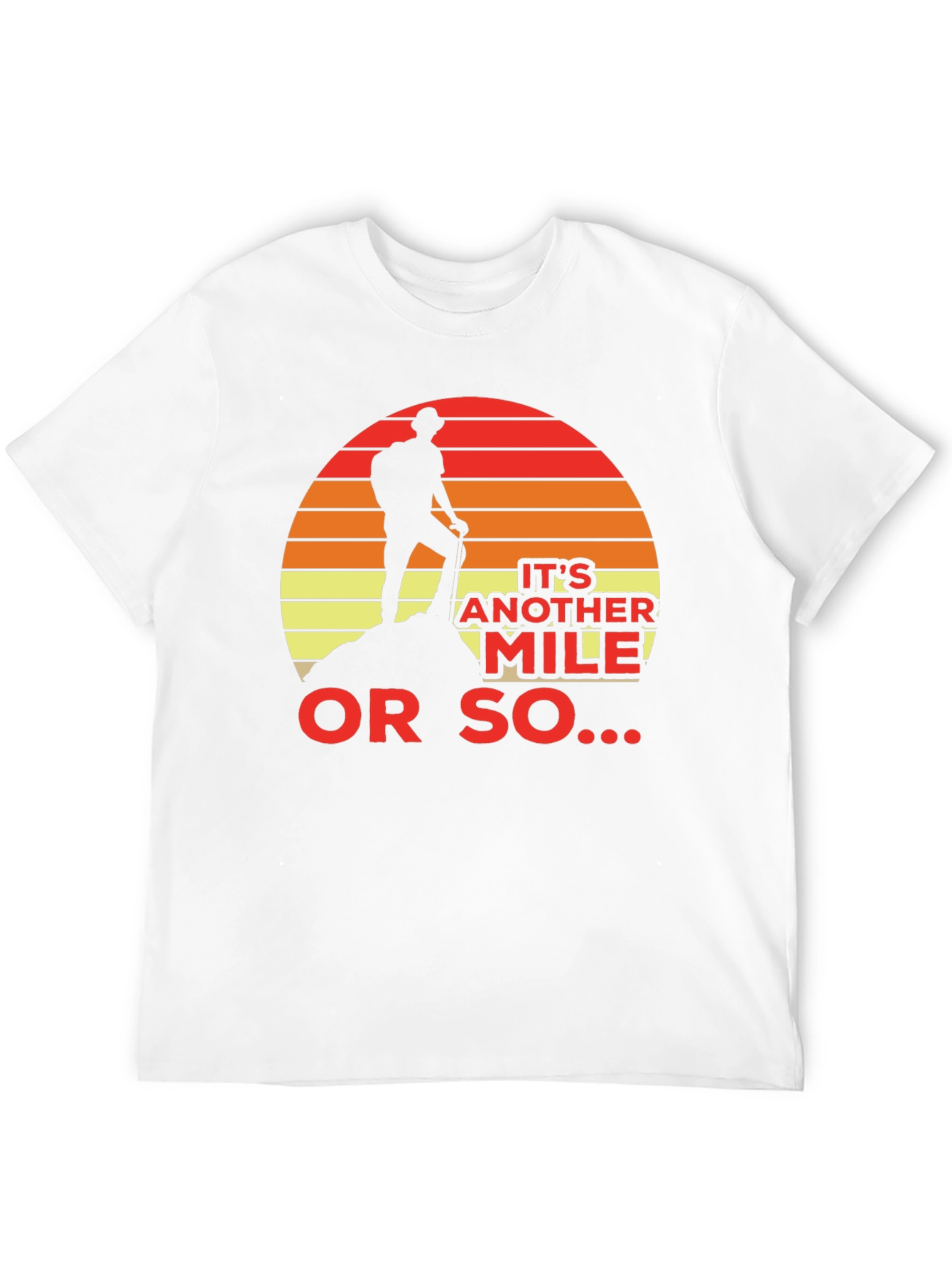 Hiker Silhouette T-Shirt - Another Mile Adventure Tee