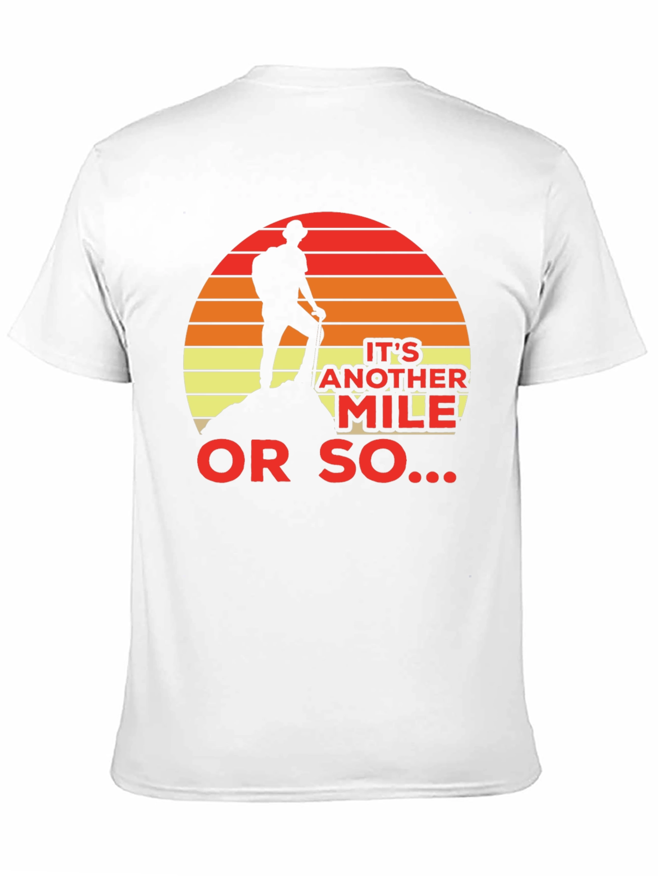 Hiker Silhouette T-Shirt - Another Mile Adventure Tee