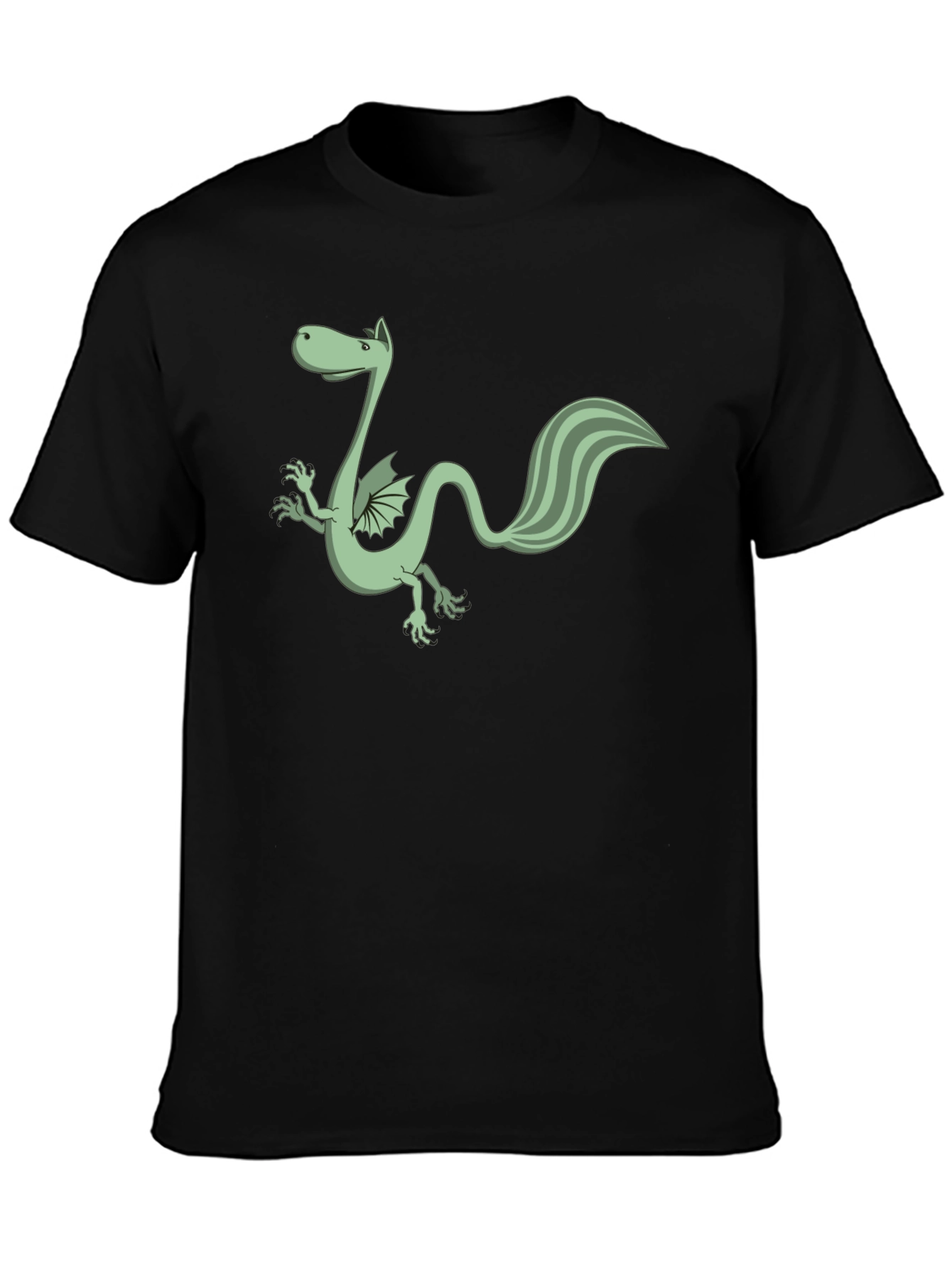 Dragon Graphic Black T-Shirt - Casual Style