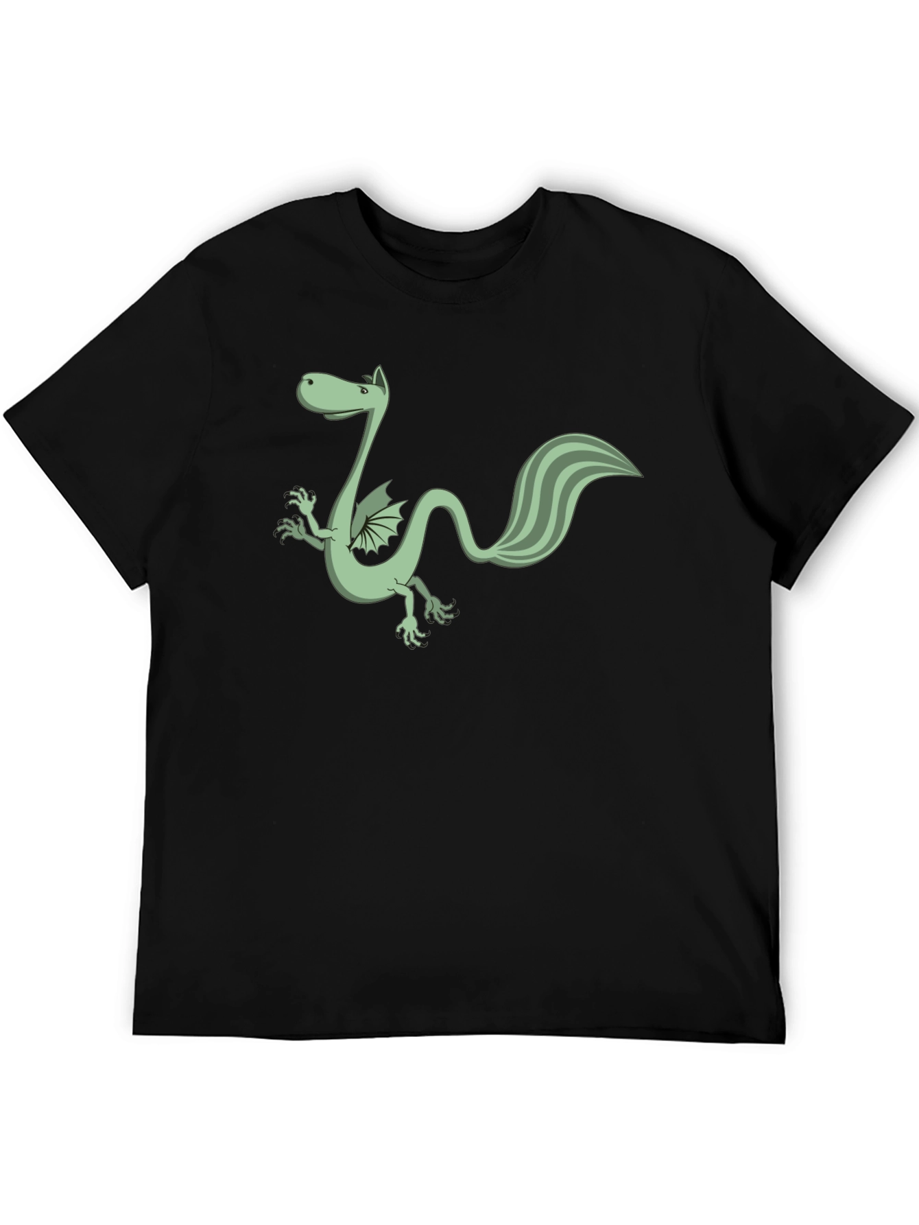 Dragon Graphic Black T-Shirt - Casual Style