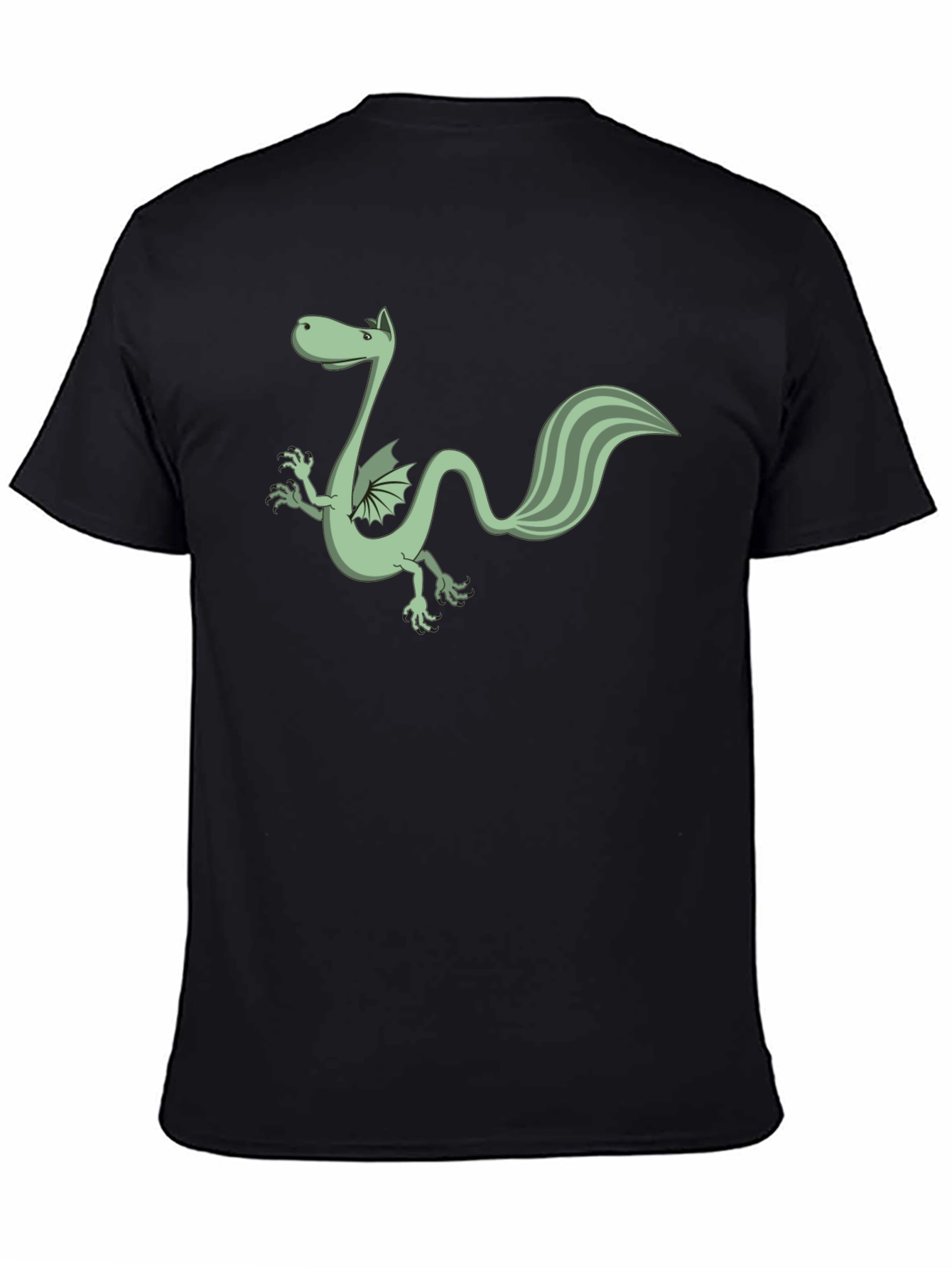 Dragon Graphic Black T-Shirt - Casual Style