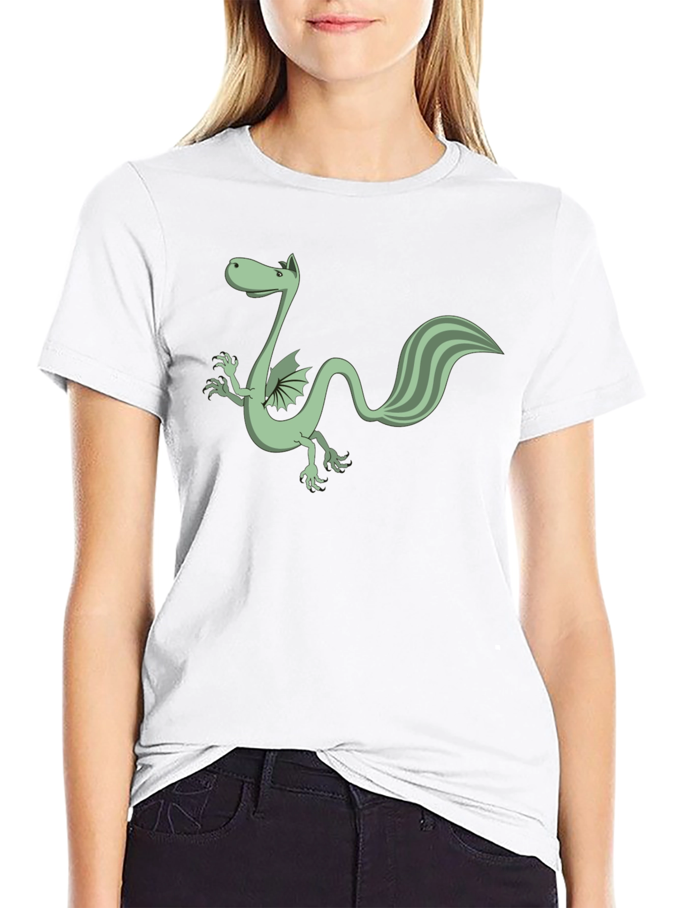 Dragon Graphic Black T-Shirt - Casual Style