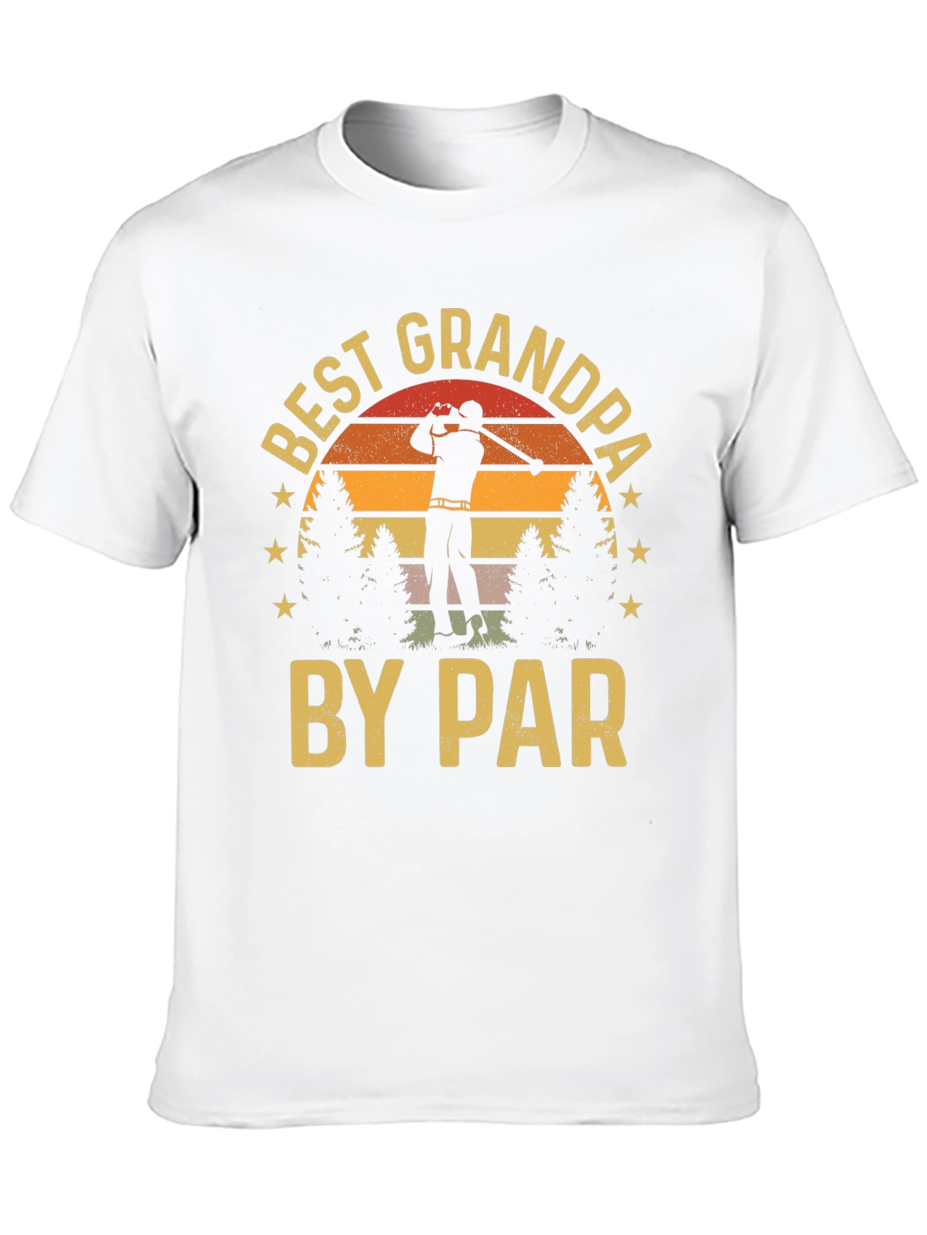Best Grandpa By Par Golf T-Shirt