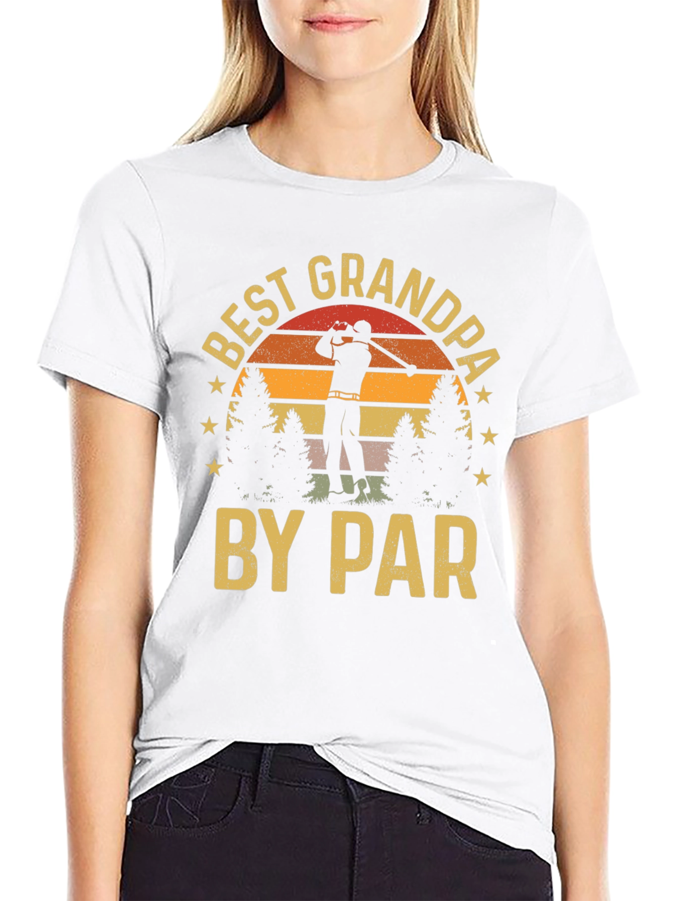 Best Grandpa By Par Golf T-Shirt