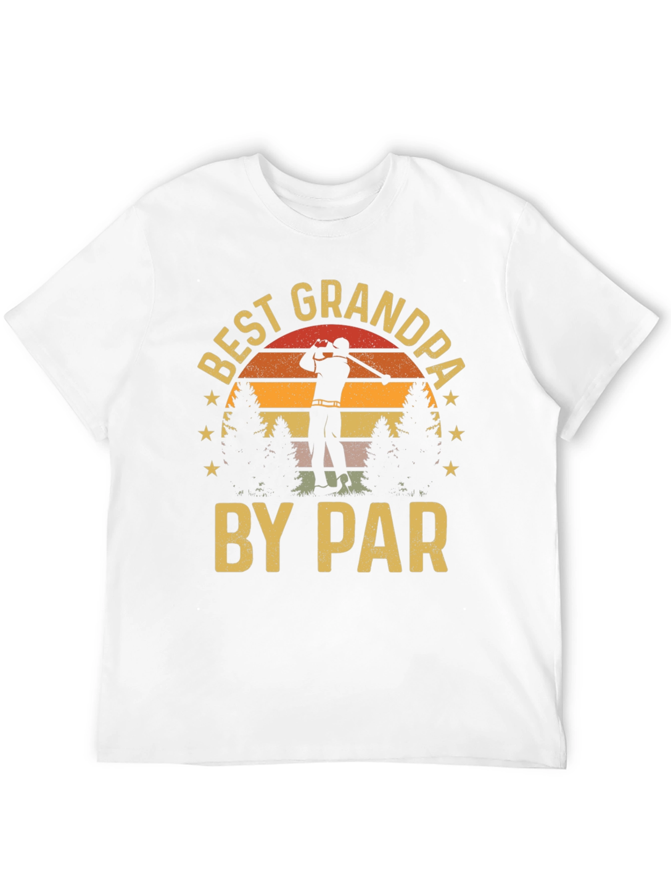 Best Grandpa By Par Golf T-Shirt