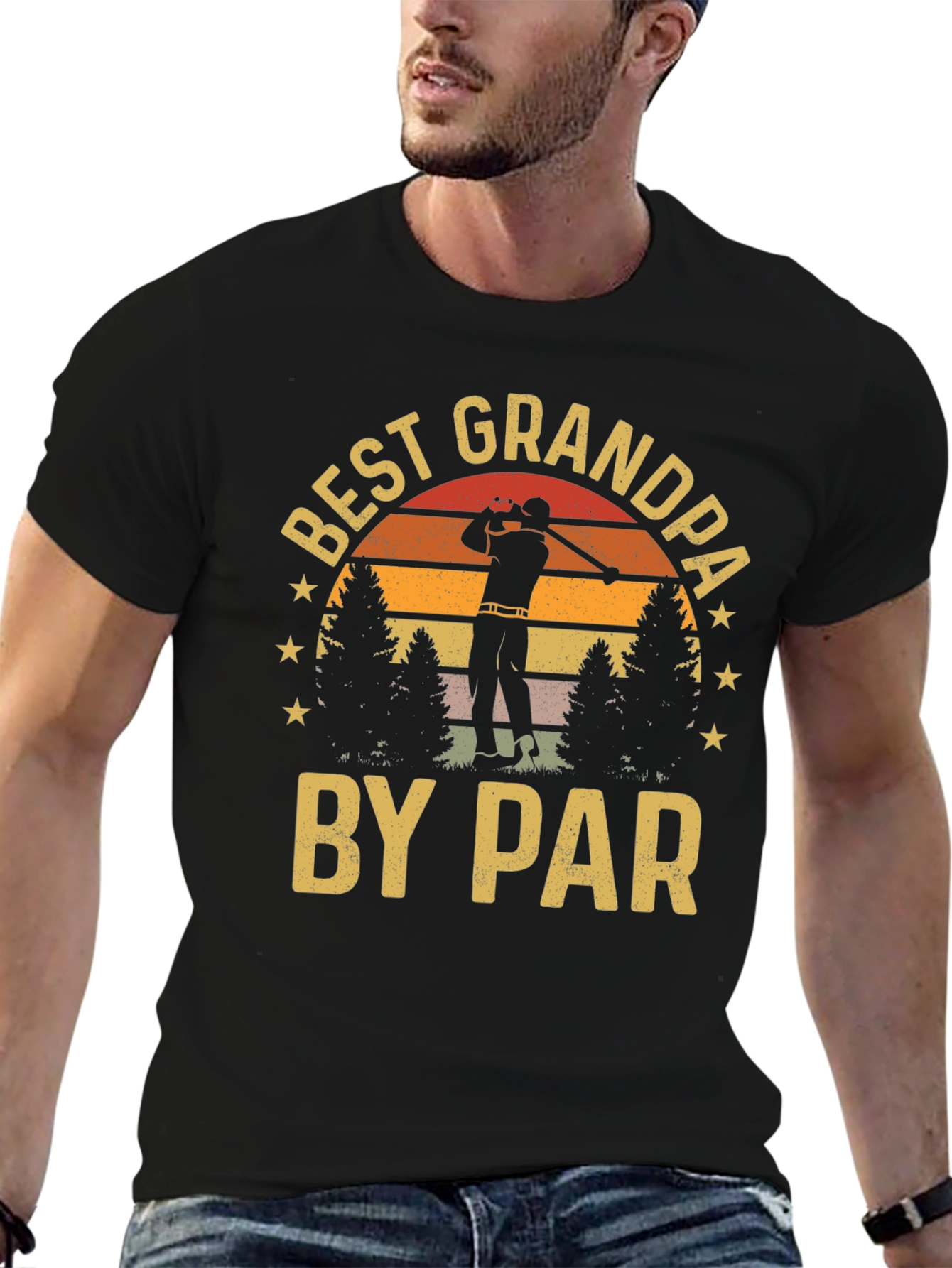 Best Grandpa By Par Golf T-Shirt