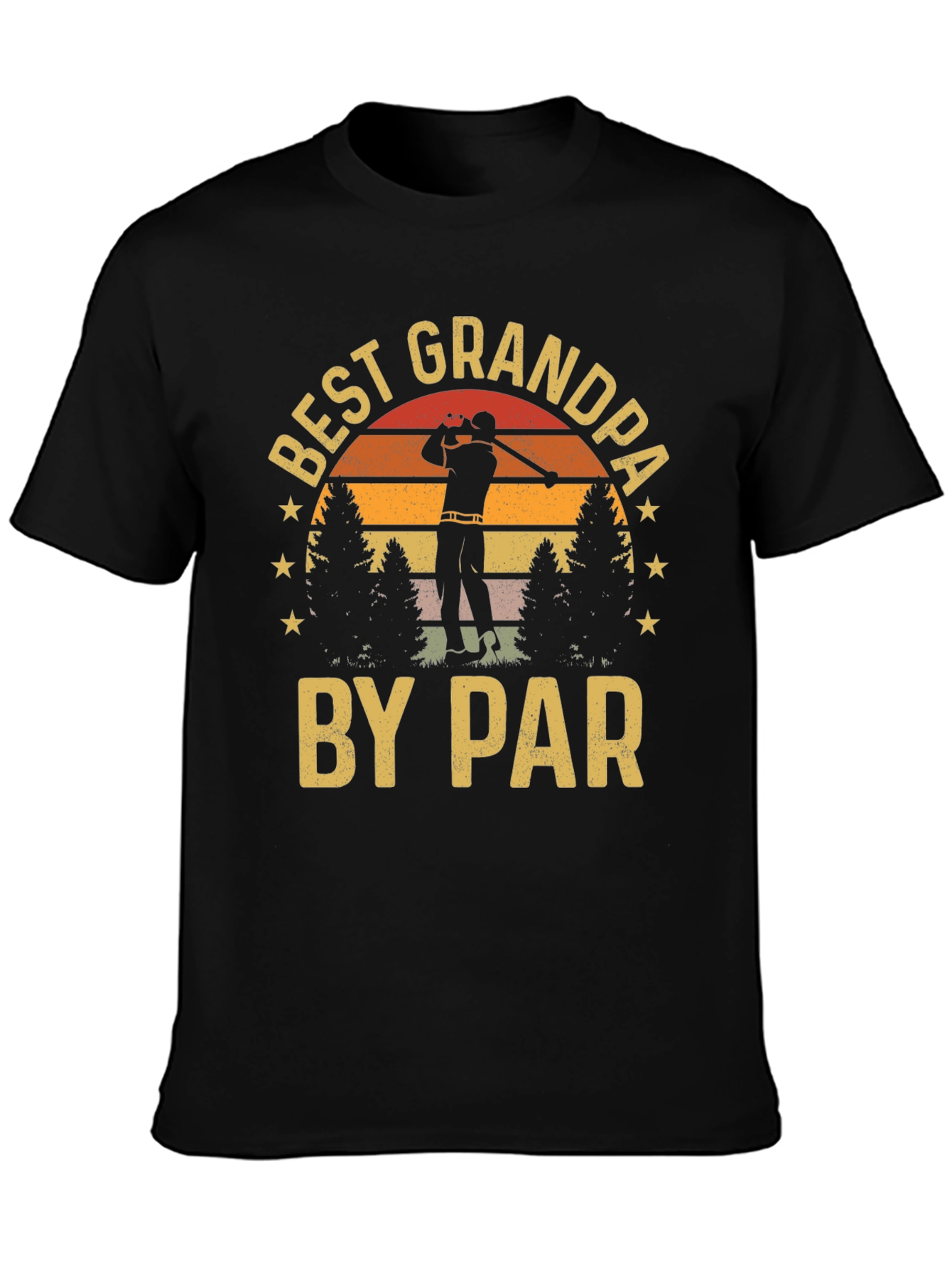 Best Grandpa By Par Golf T-Shirt