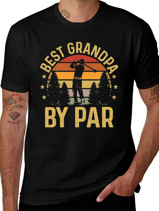 Best Grandpa By Par Golf T-Shirt