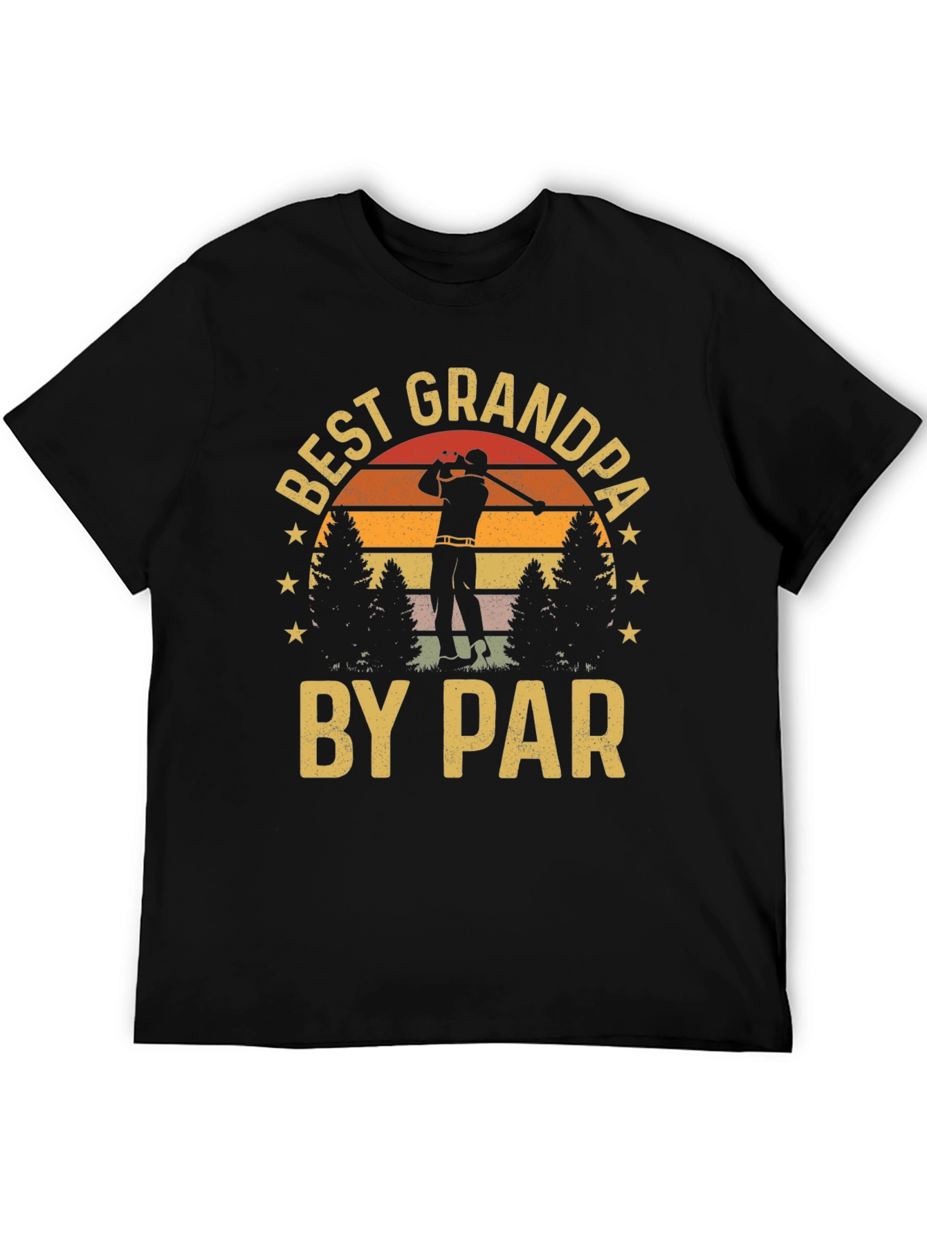Best Grandpa By Par Golf T-Shirt