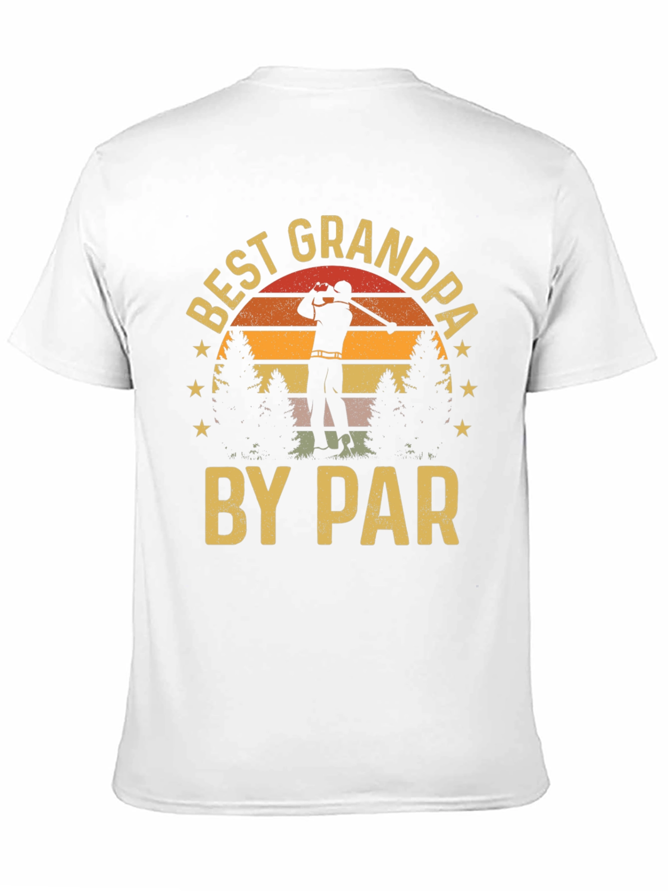 Best Grandpa By Par Golf T-Shirt