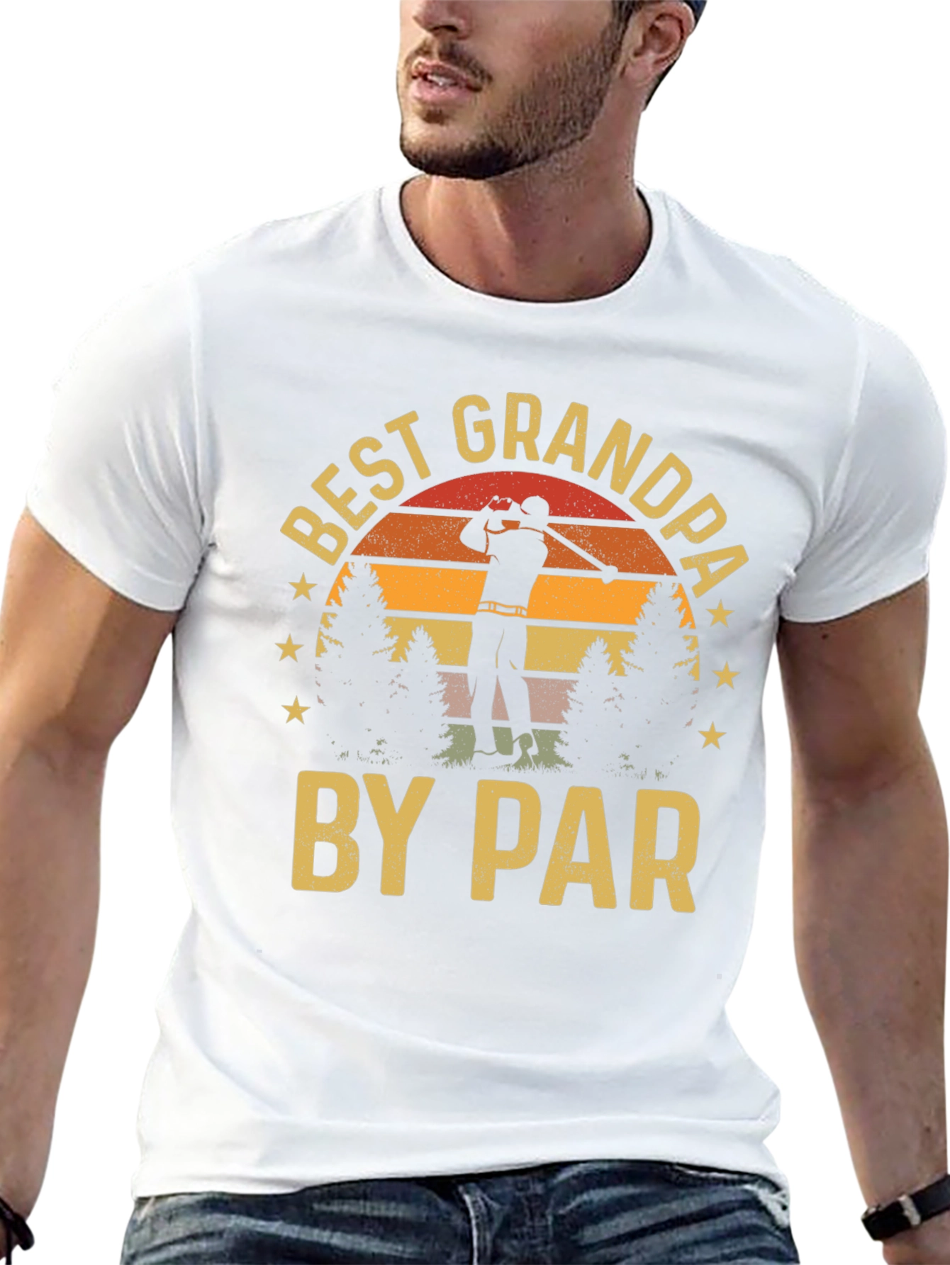 Best Grandpa By Par Golf T-Shirt