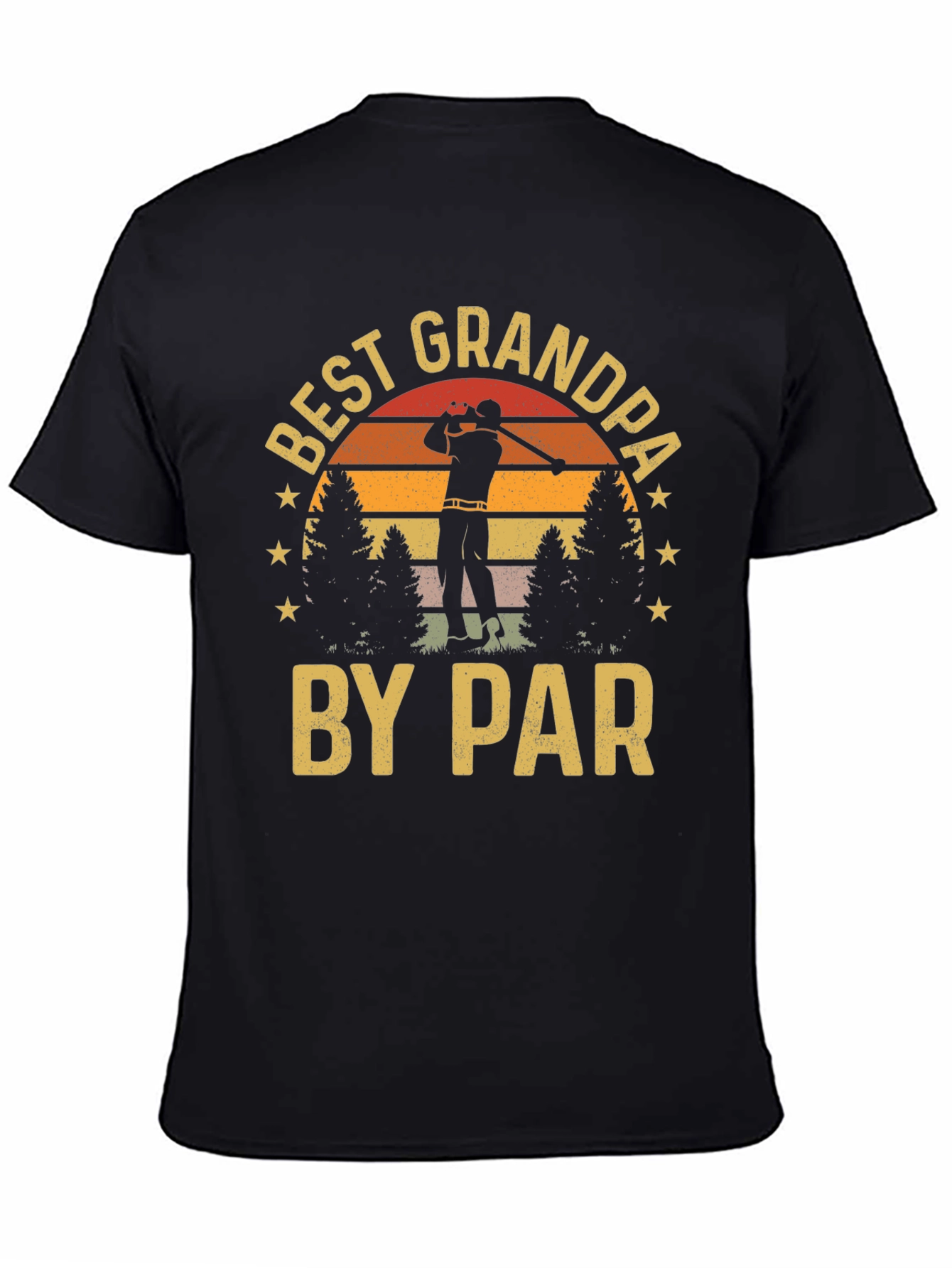 Best Grandpa By Par Golf T-Shirt