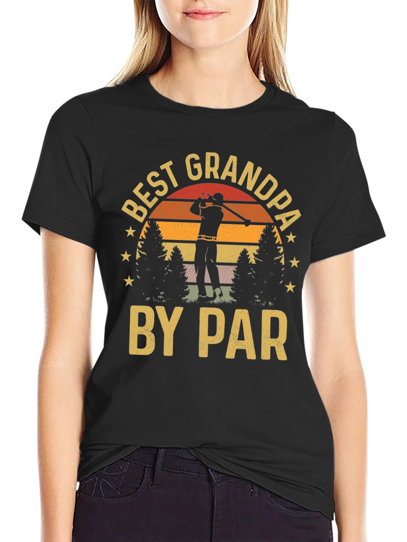 Best Grandpa By Par Golf T-Shirt