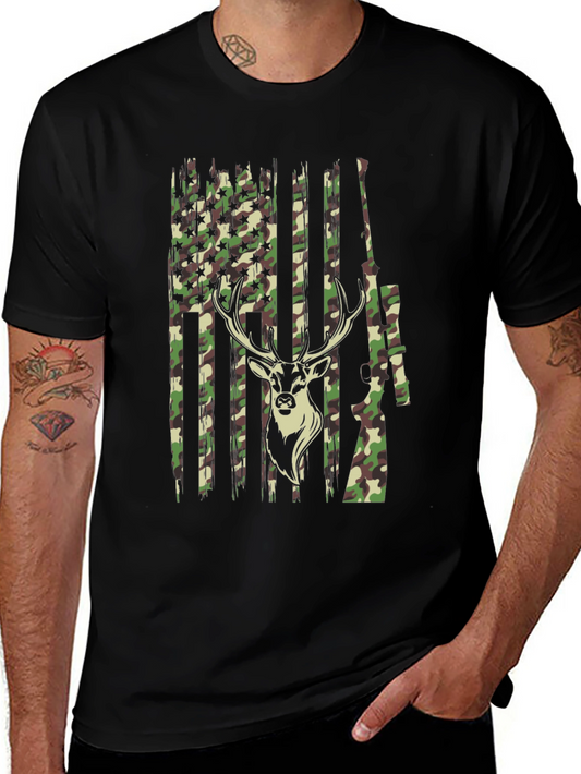 Camouflage Deer Hunting T-Shirt