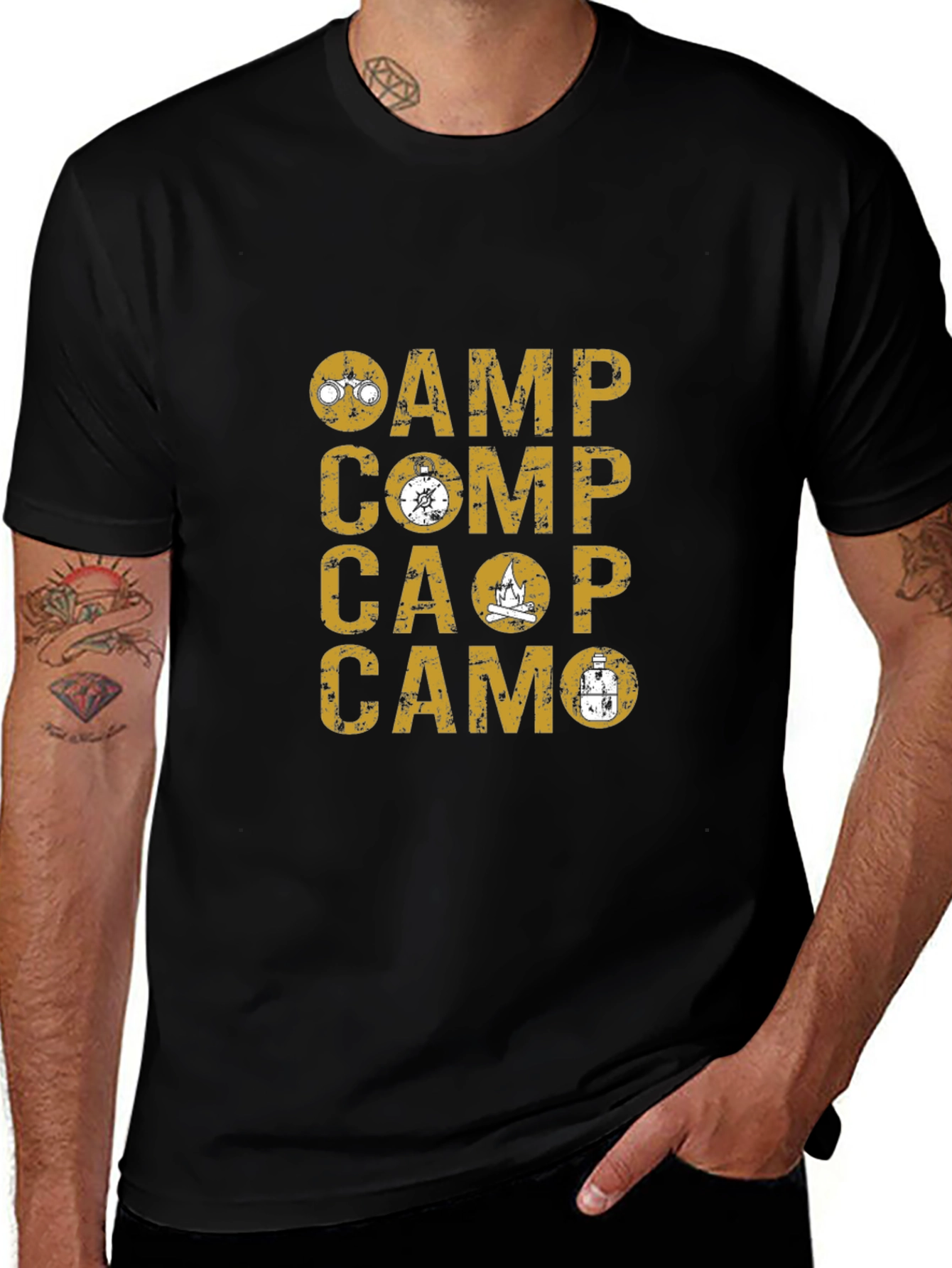 Camp Compass Adventure Graphic Tee