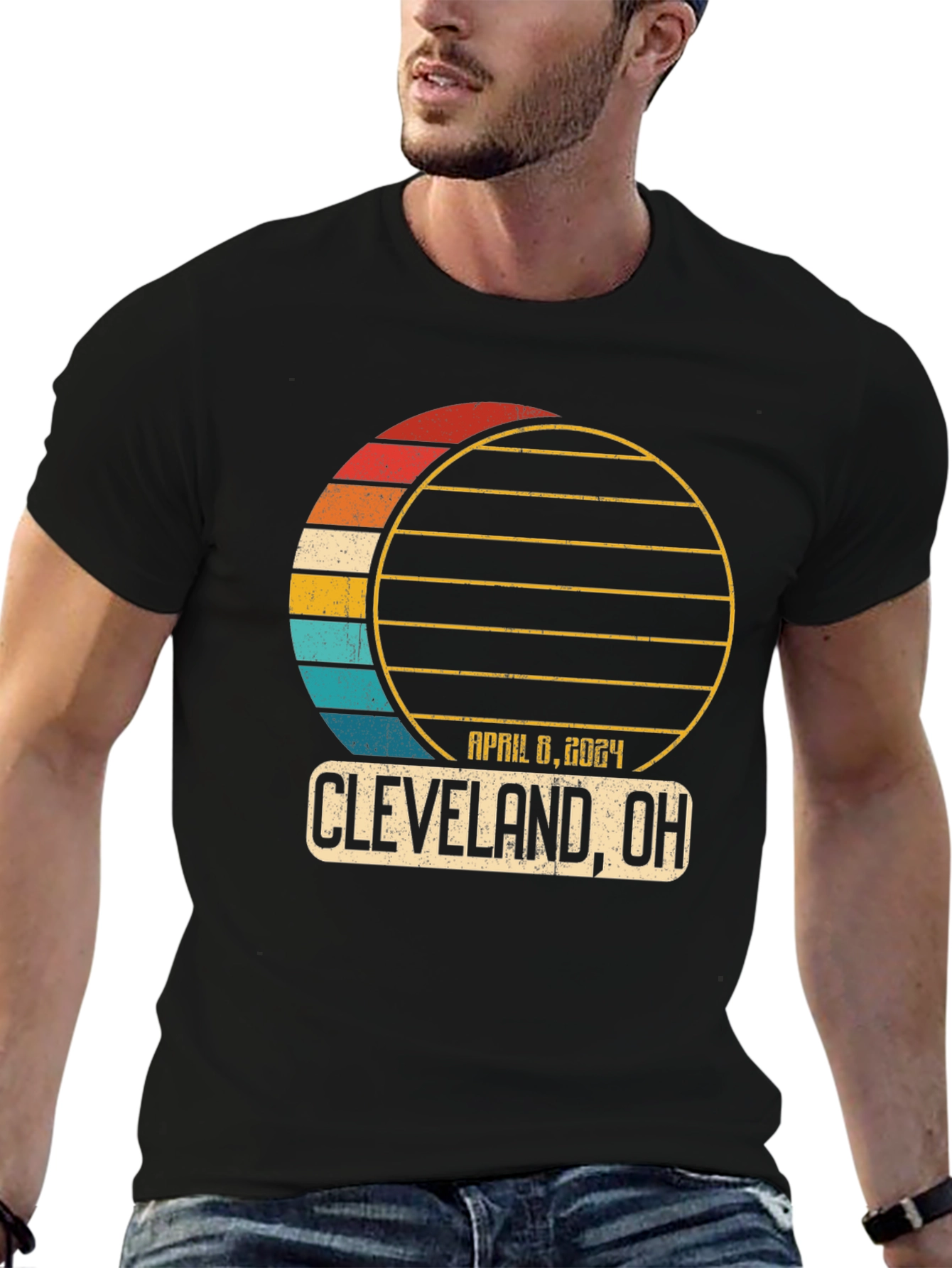 Cleveland OH Total Solar Eclipse 2024 T-Shirt