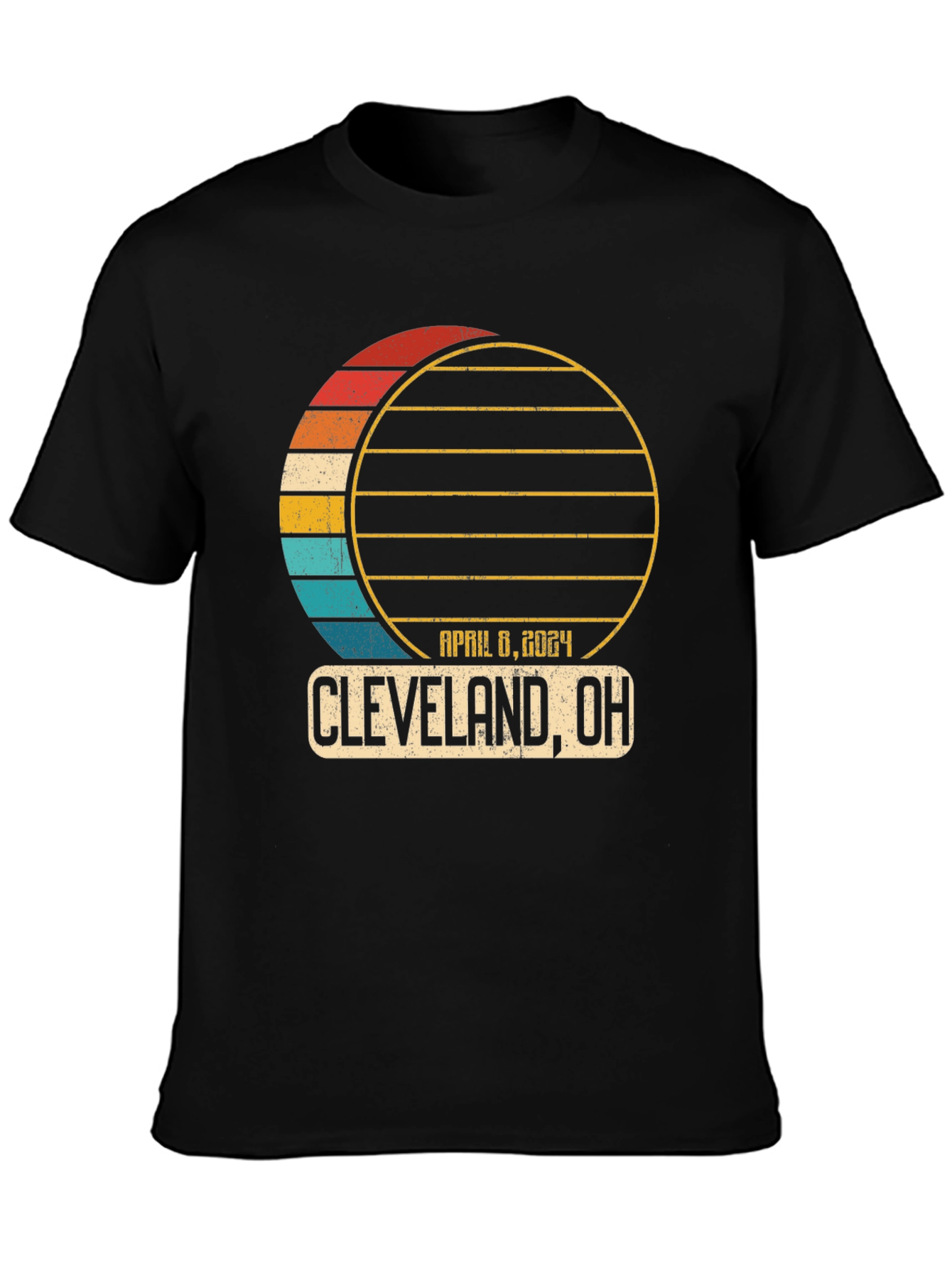 Cleveland OH Total Solar Eclipse 2024 T-Shirt