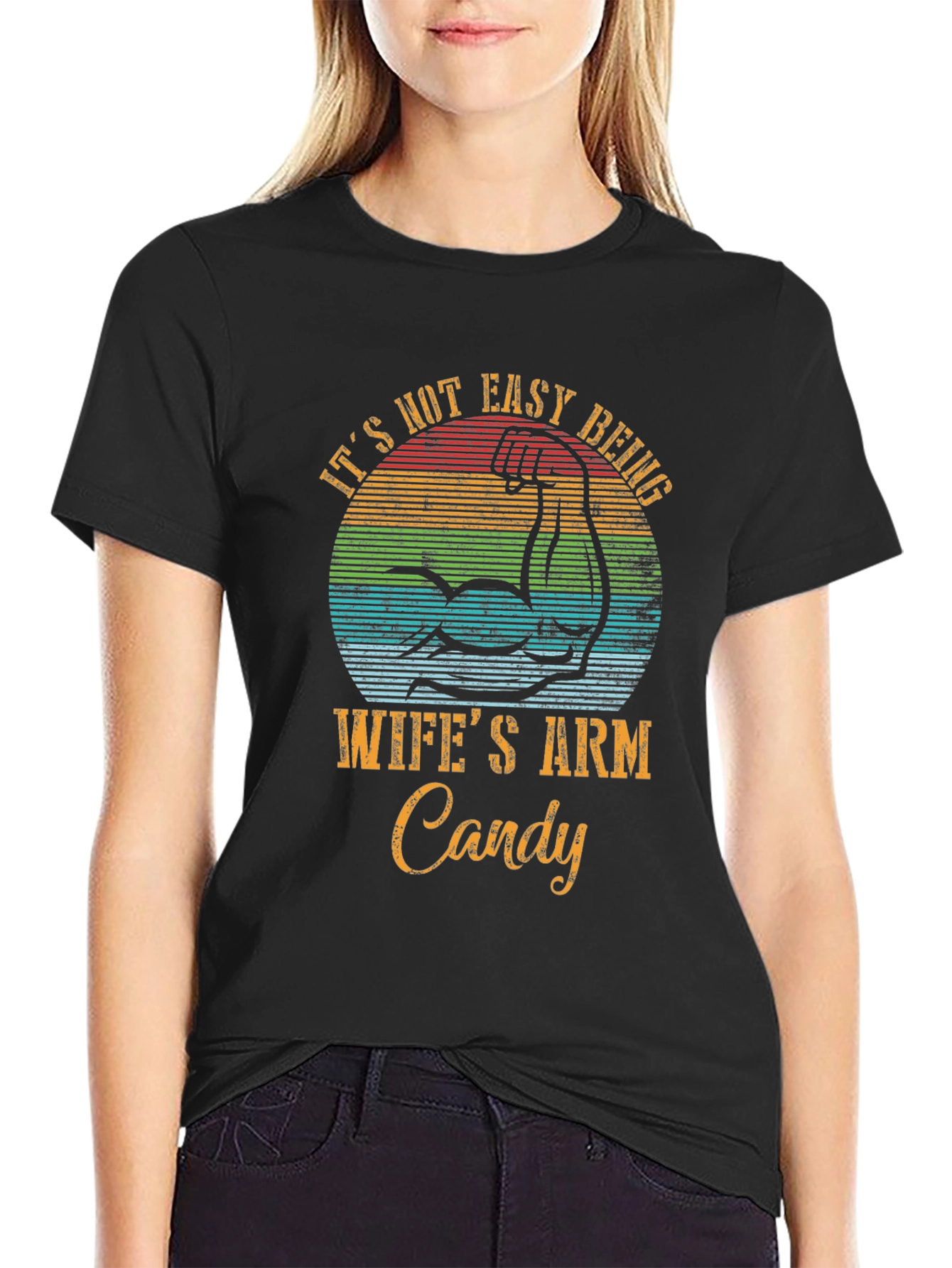 Wifes Arm Candy T-Shirt | Funny Gift