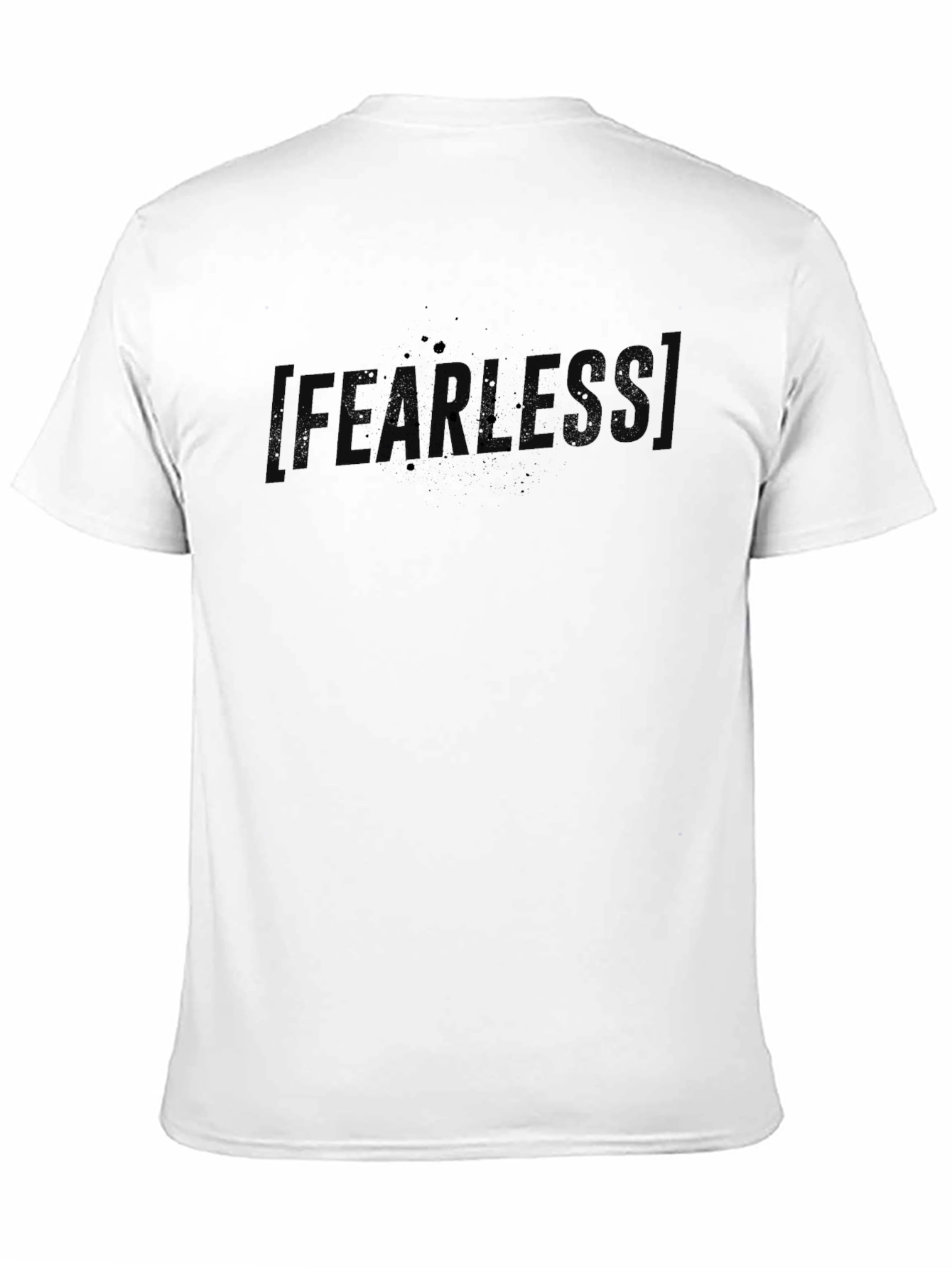 Fearless Black Graphic T-Shirt