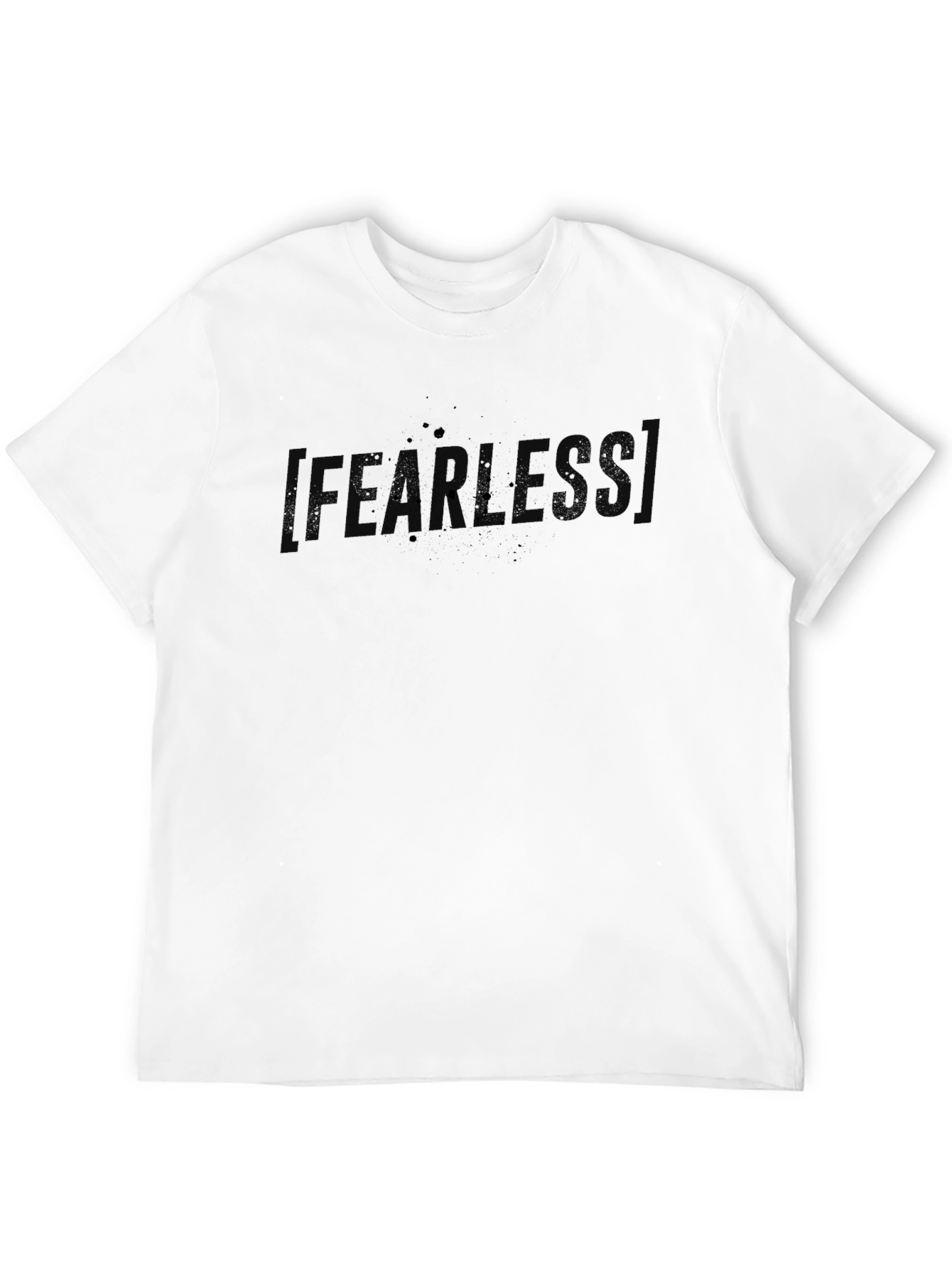 Fearless Black Graphic T-Shirt