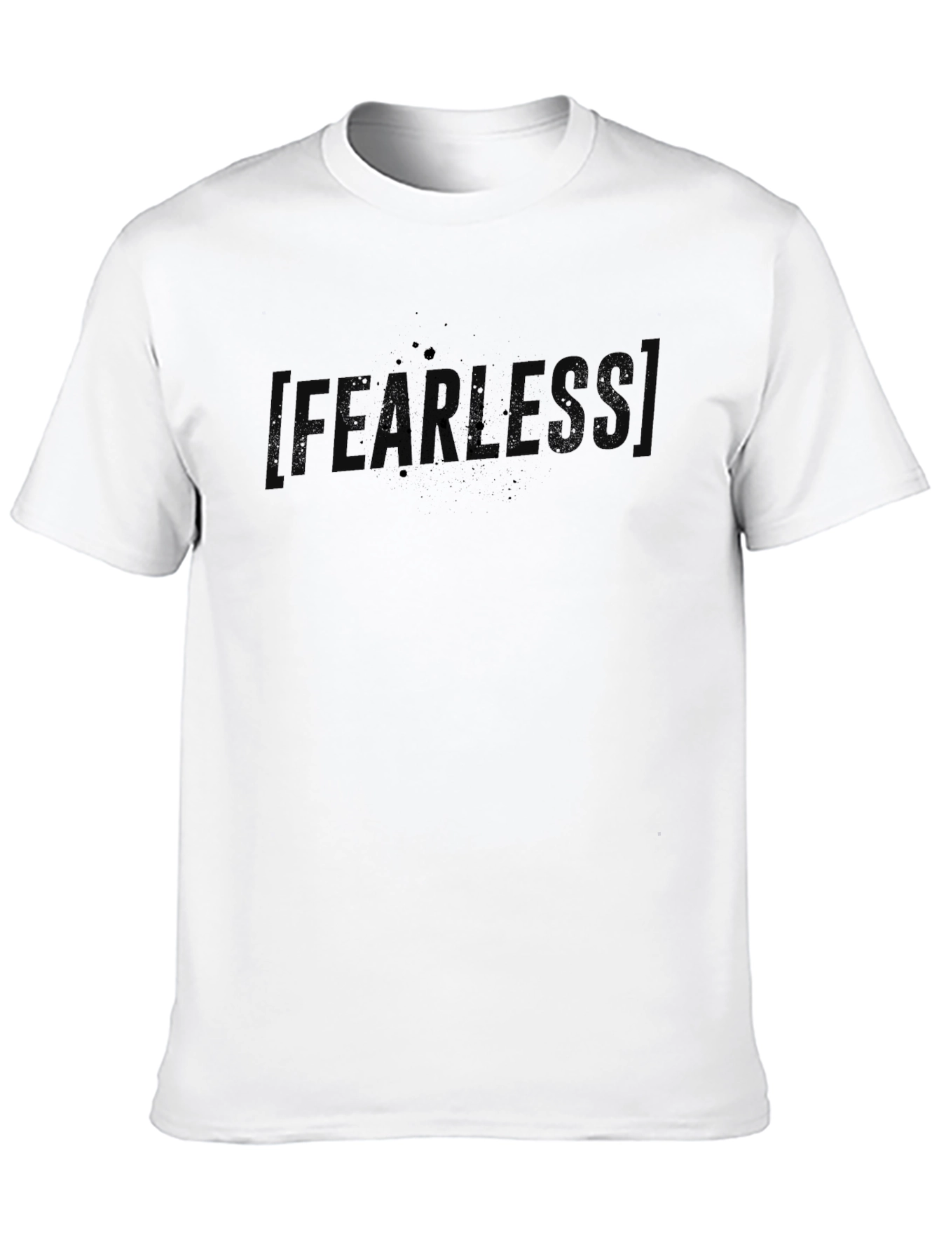 Fearless Black Graphic T-Shirt