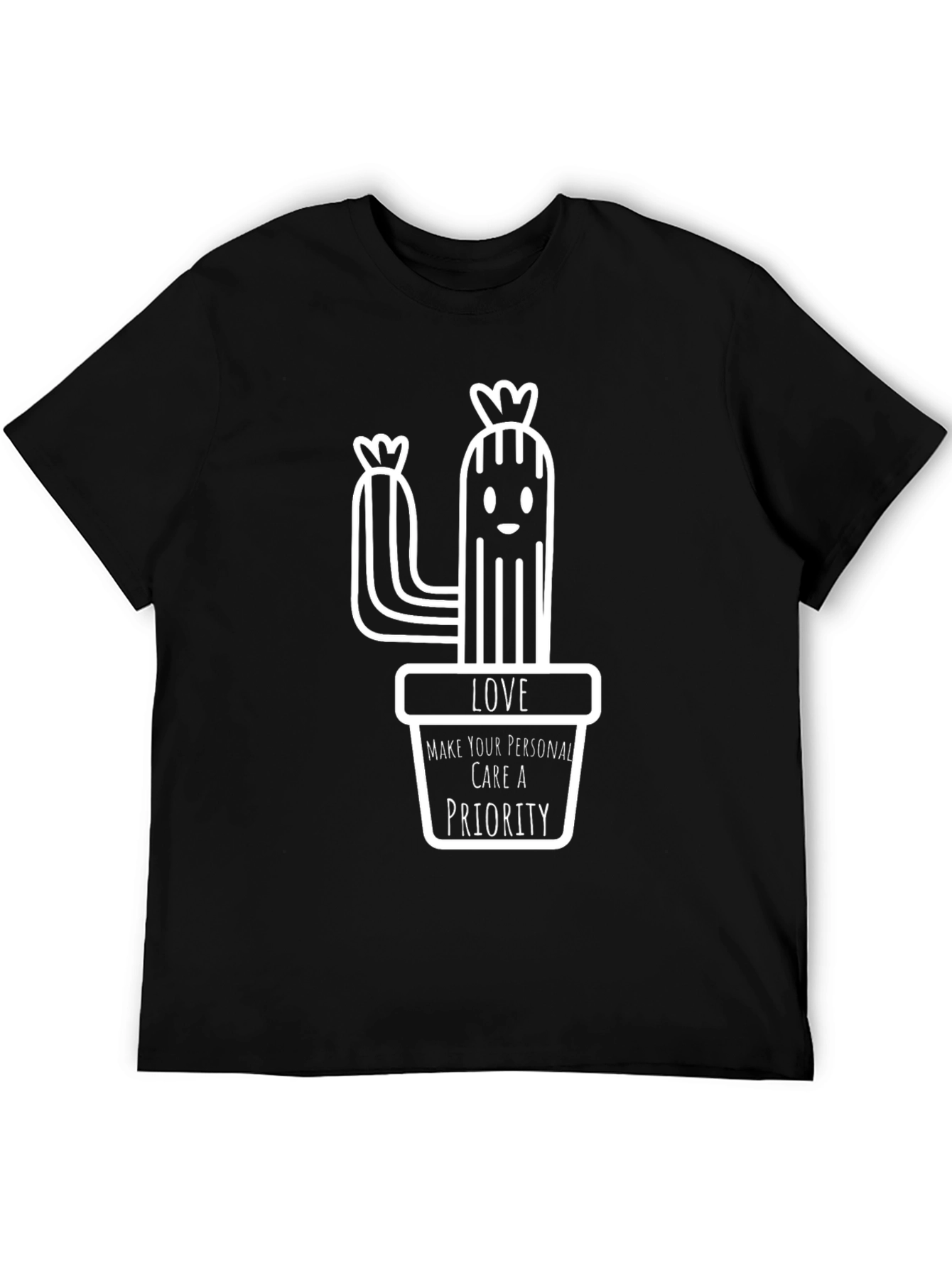 Love Cactus T-Shirt - Make Self-Care a Priority