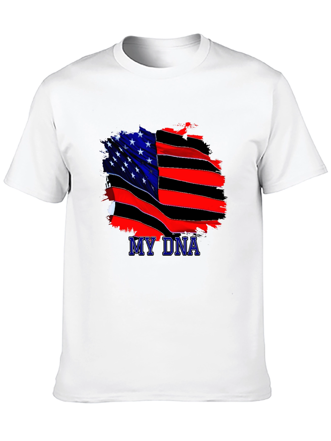 My DNA American Flag Graphic T-Shirt