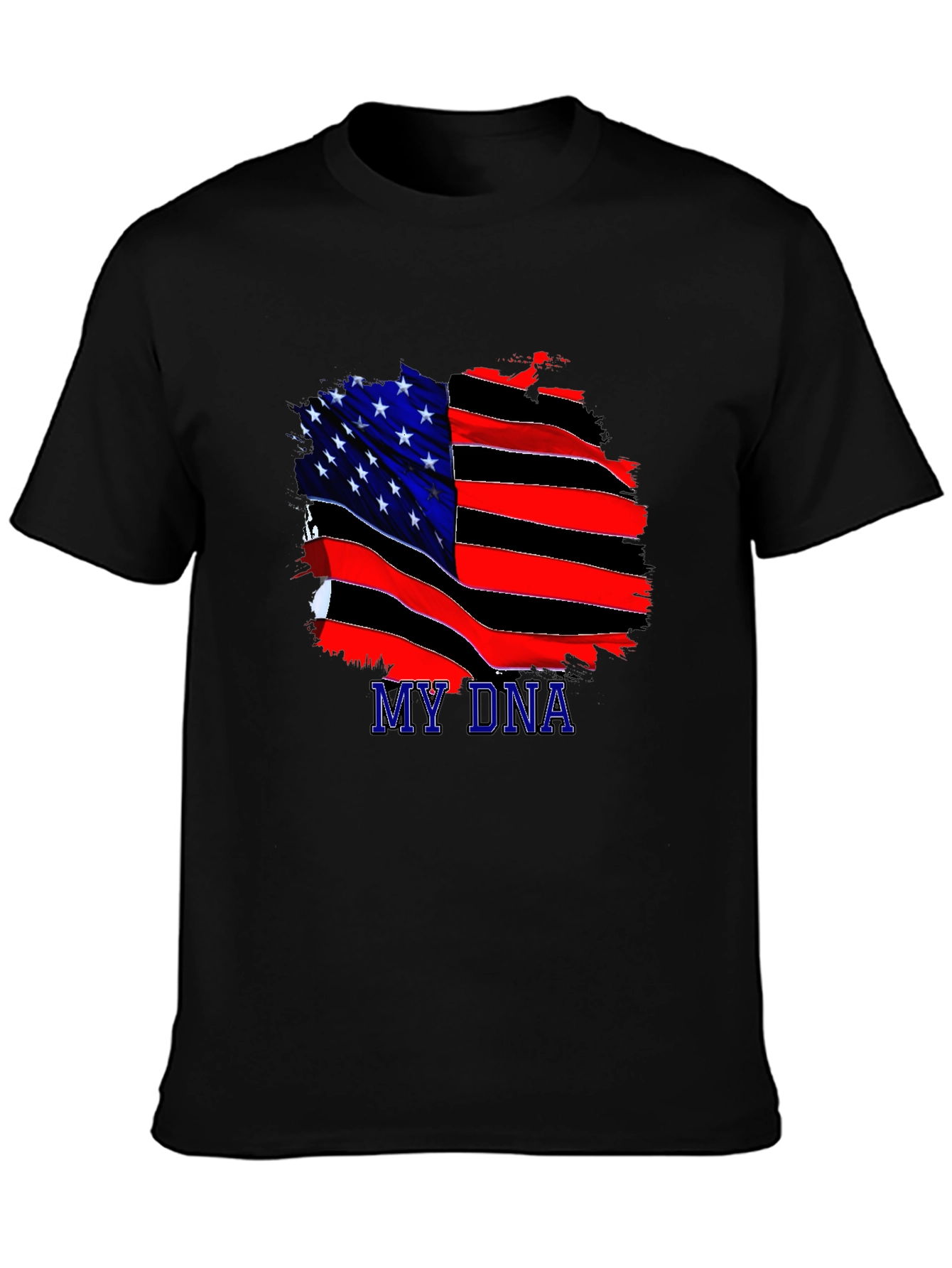 My DNA American Flag Graphic T-Shirt
