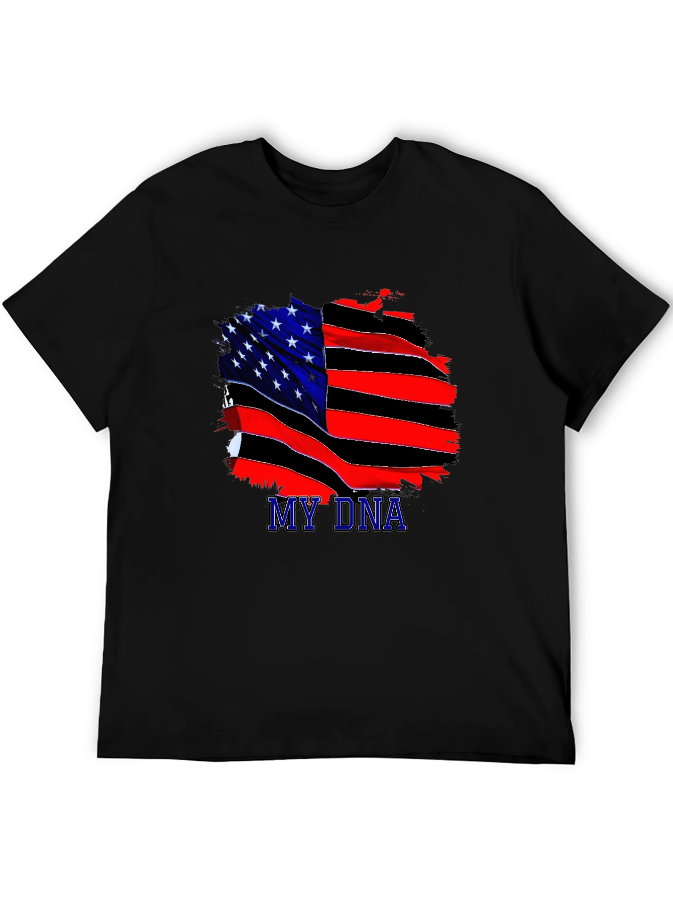 My DNA American Flag Graphic T-Shirt