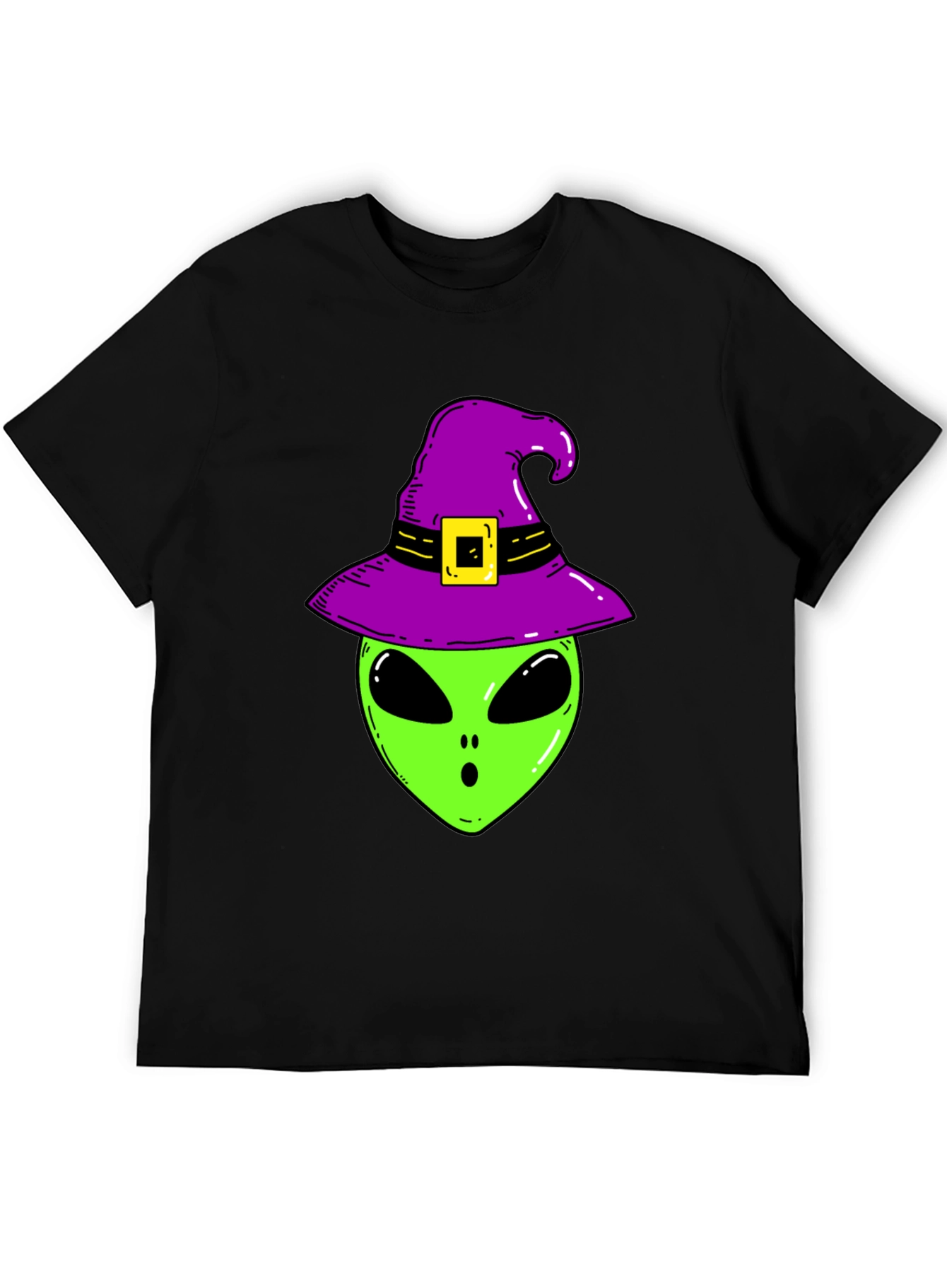 Alien Witch T-Shirt - Spooky Halloween Fun!