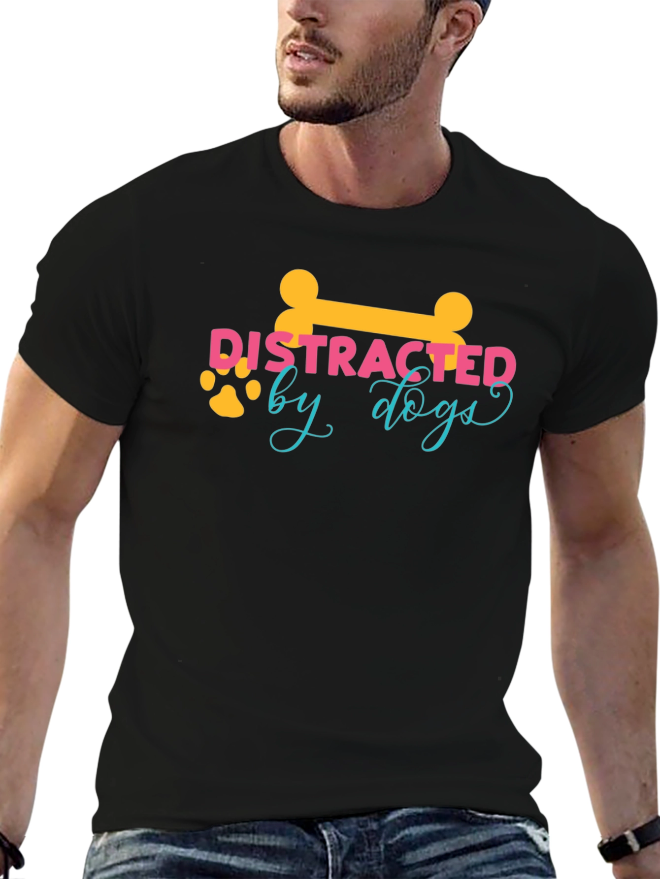 Distracted By Dogs T-Shirt