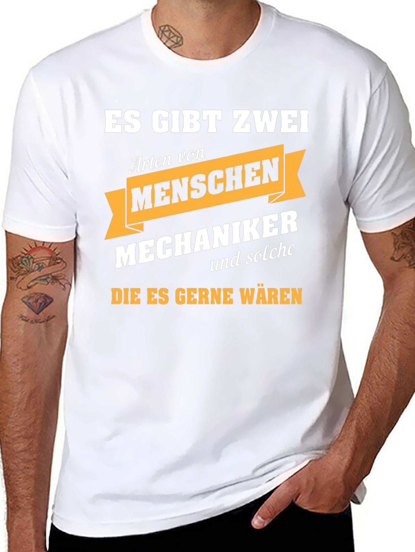 Mechaniker T-Shirt: ES GIBT ZWEI Arten