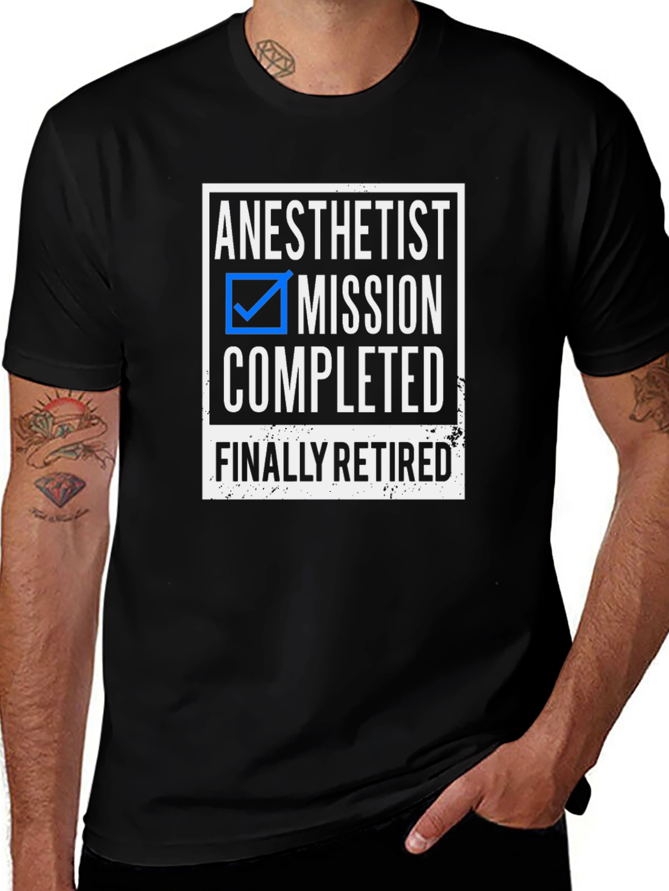 Anesthetist Mission Completed Retired T-Shirt