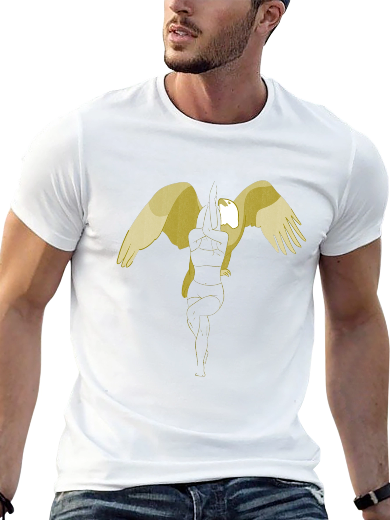 Eagle Pose Yoga Graphic Tee