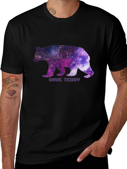 Save Teddy Bear Galaxy T-Shirt