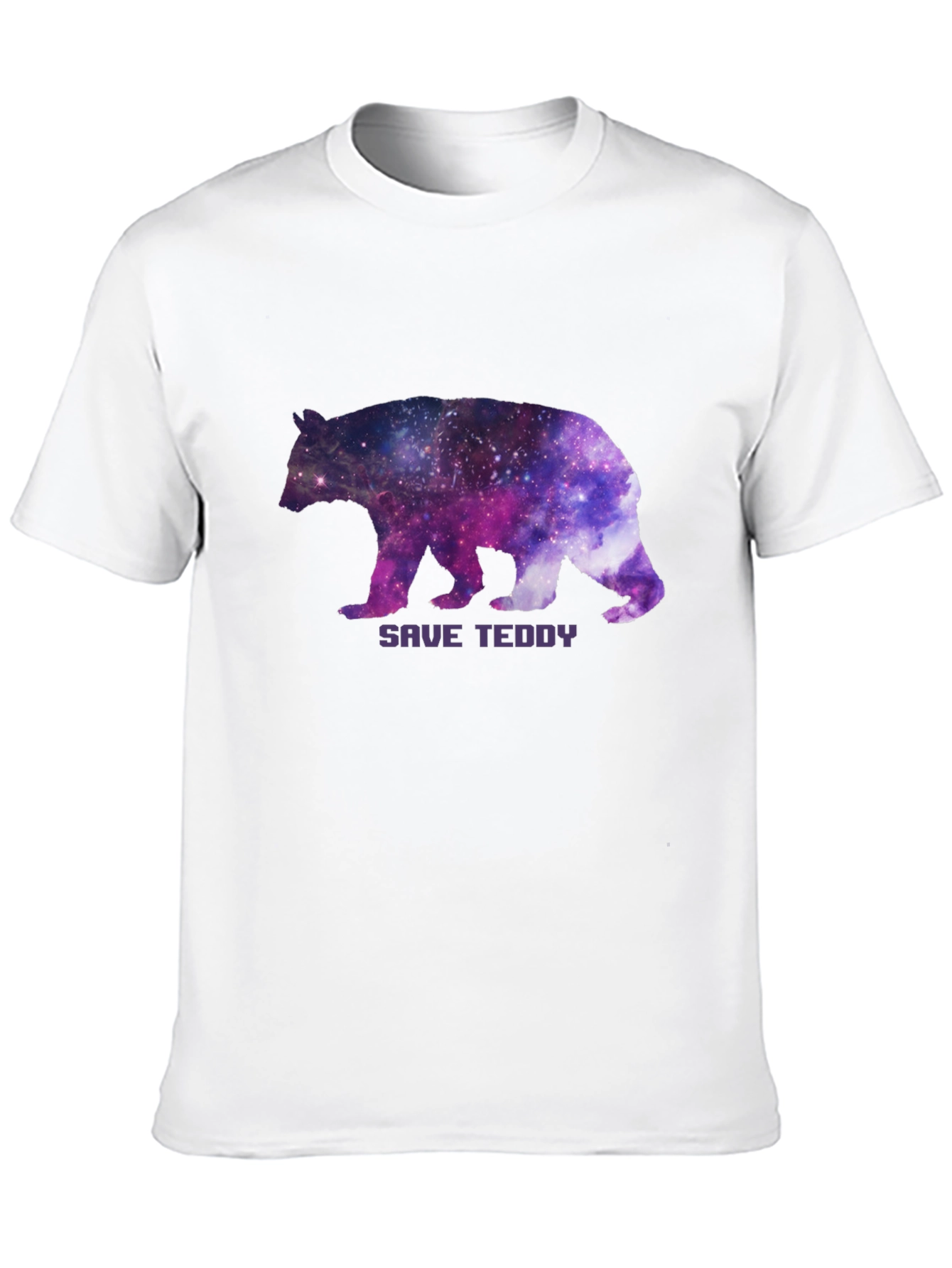Save Teddy Bear Galaxy T-Shirt