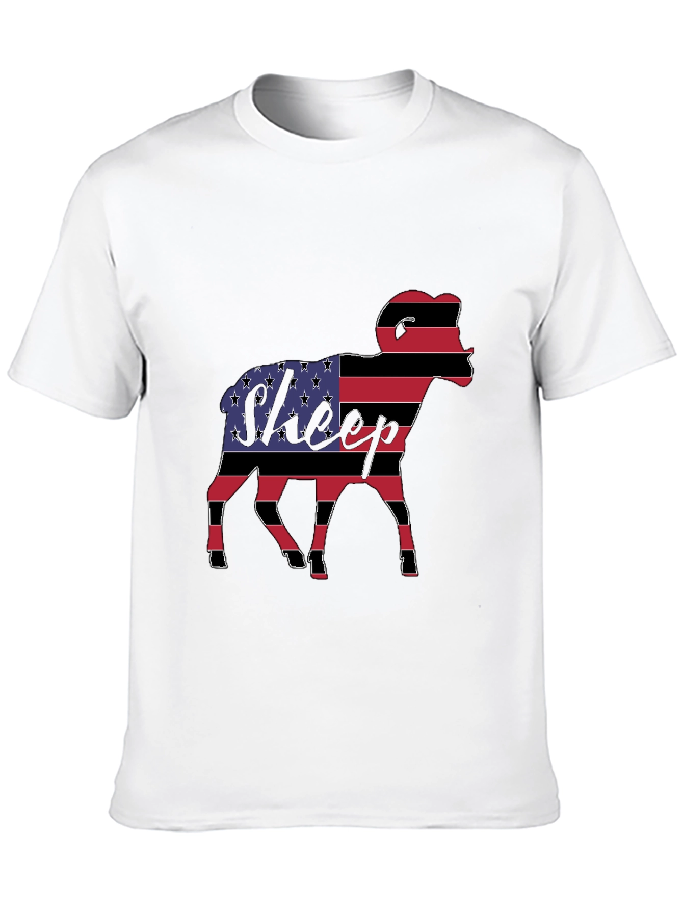 American Flag Sheep T-Shirt