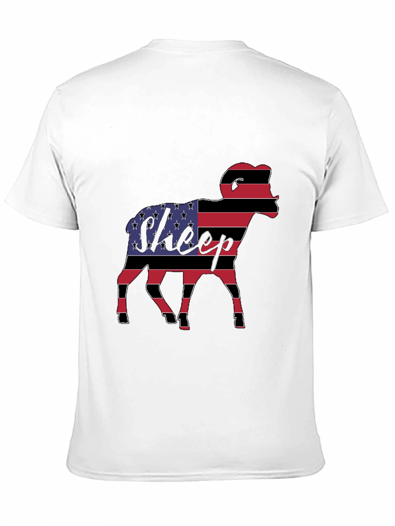 American Flag Sheep T-Shirt