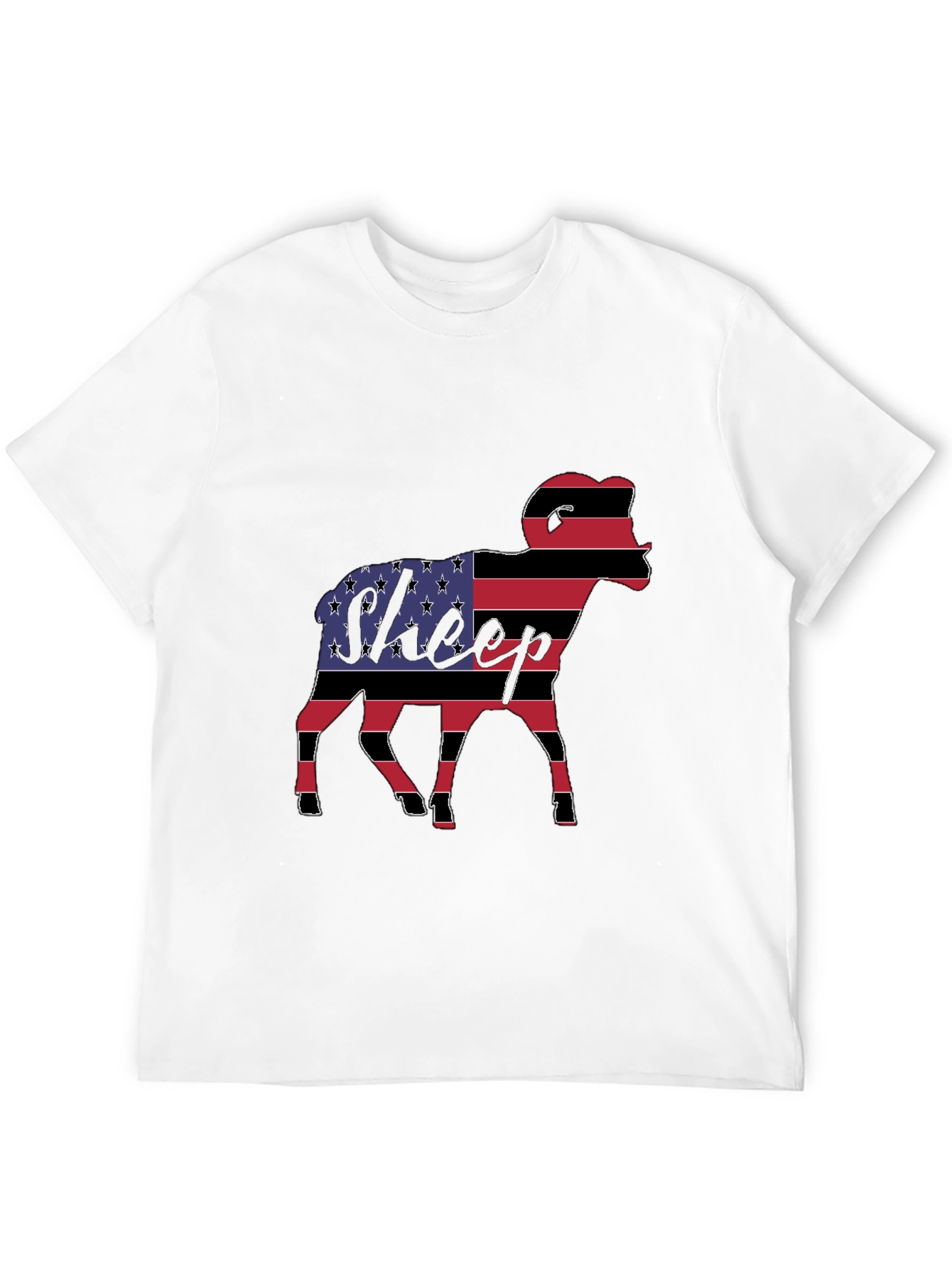 American Flag Sheep T-Shirt