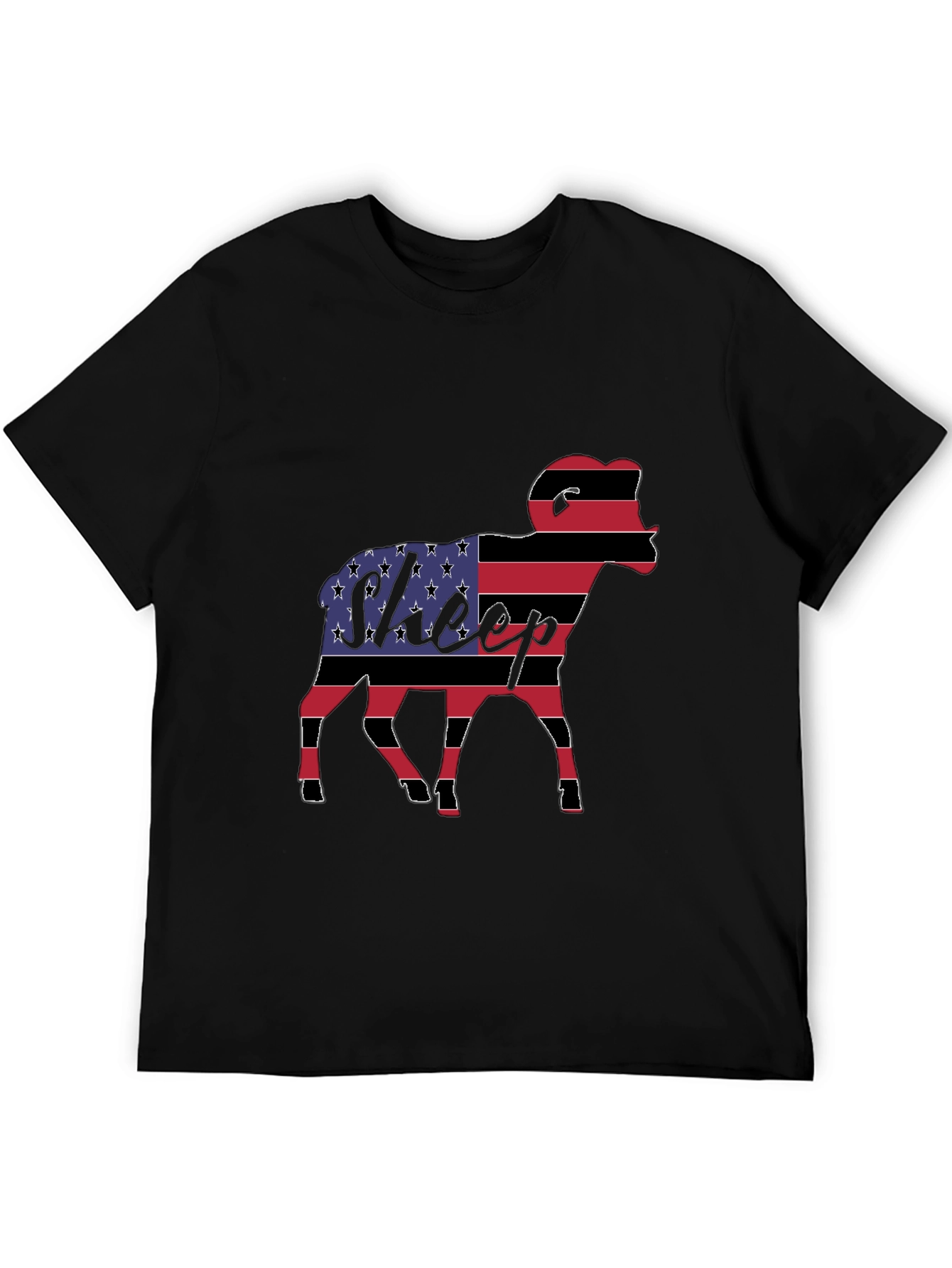 American Flag Sheep T-Shirt